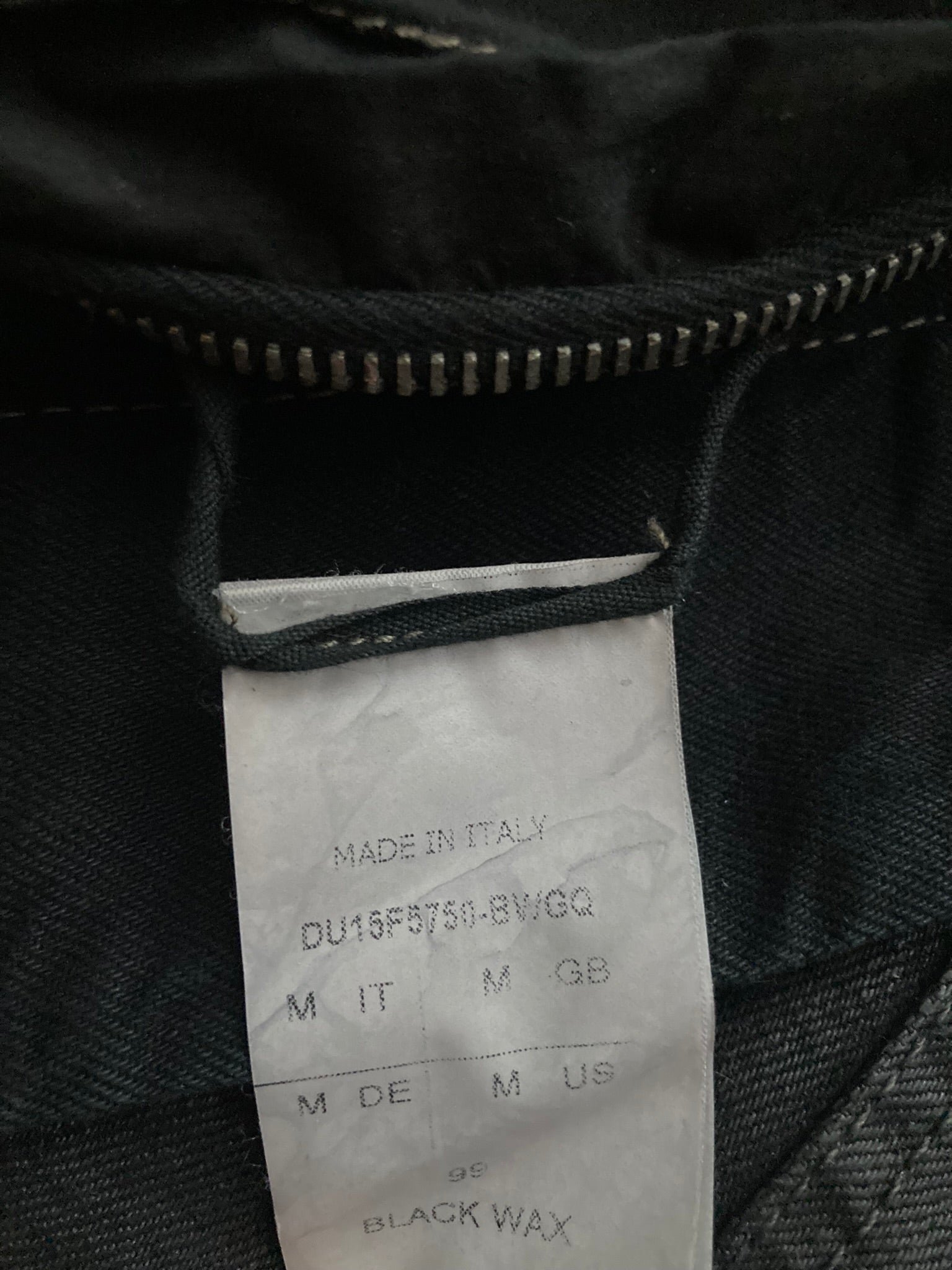 F/W 15 "SPHINX" Waxed Padded Slave Jacket Rick Owens