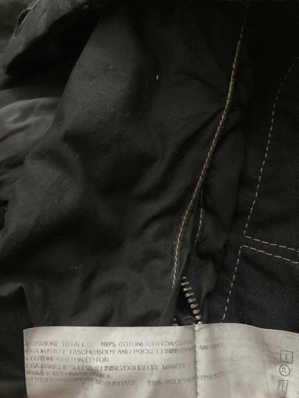 F/W 15 "SPHINX" Waxed Padded Slave Jacket Rick Owens