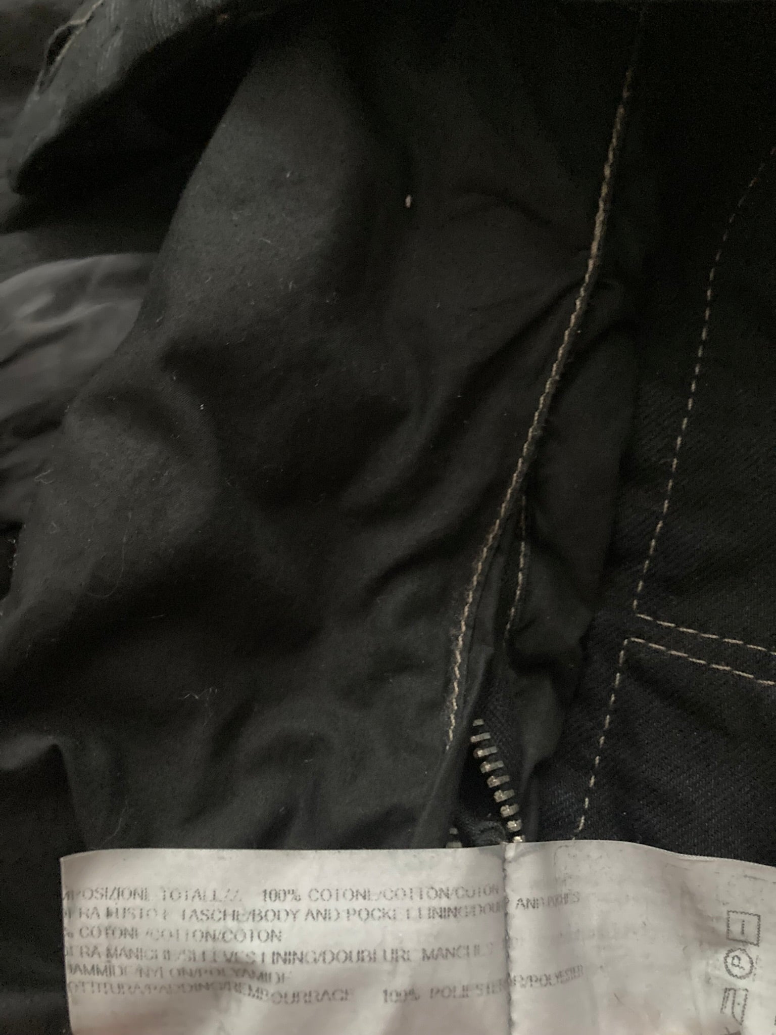 F/W 15 "SPHINX" Waxed Padded Slave Jacket Rick Owens
