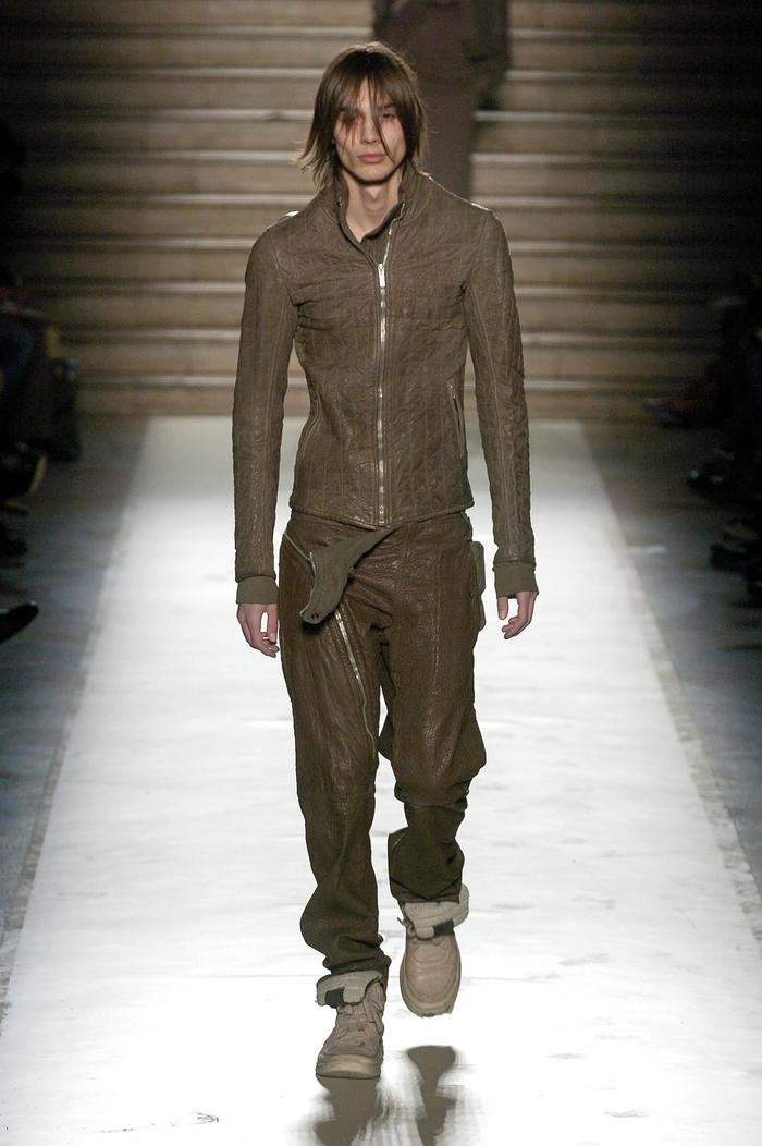 F/W 05 "MOOG" Heavy Lamb Leather Biker Jacket