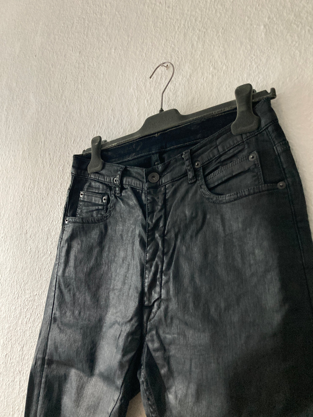 S/S 16 „CYCLOPS“ Waxed Torrence Cut Denim Jeans Rick Owens