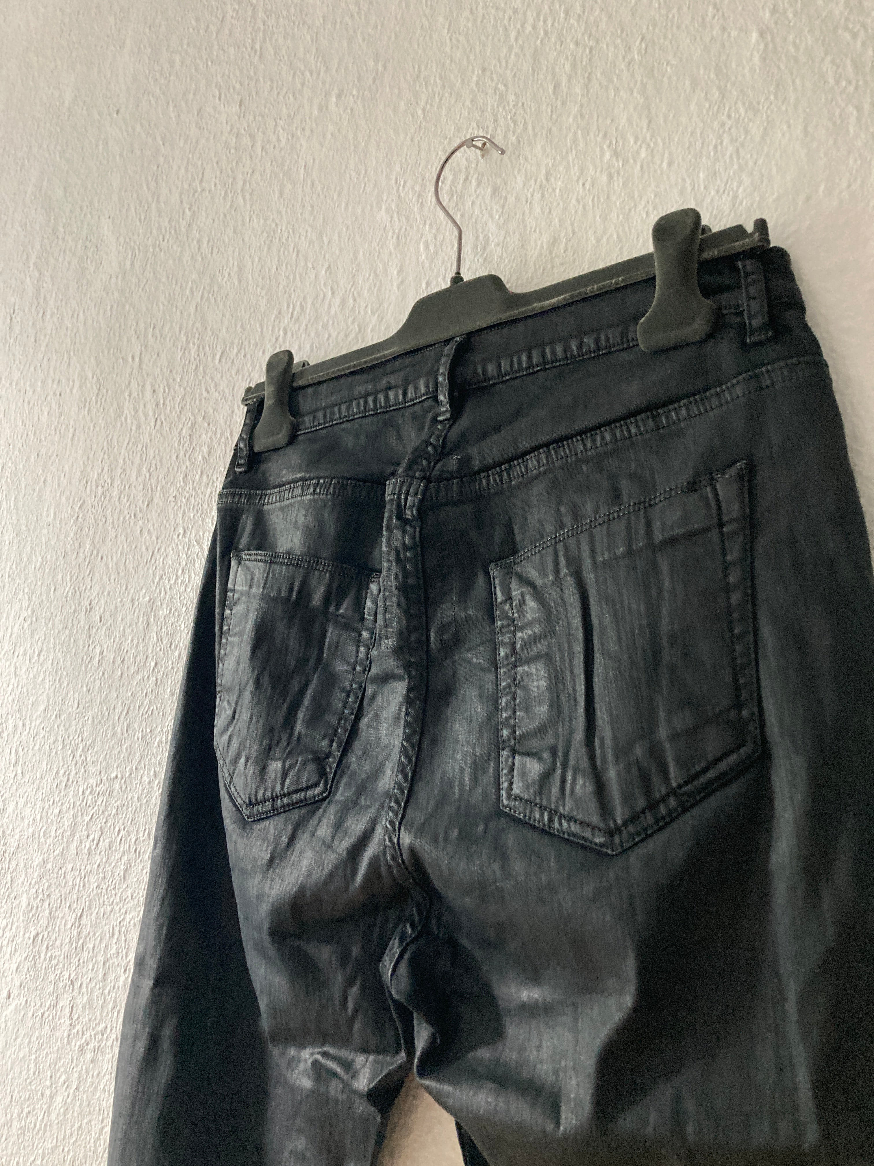 S/S 16 „CYCLOPS“ Waxed Torrence Cut Denim Jeans Rick Owens