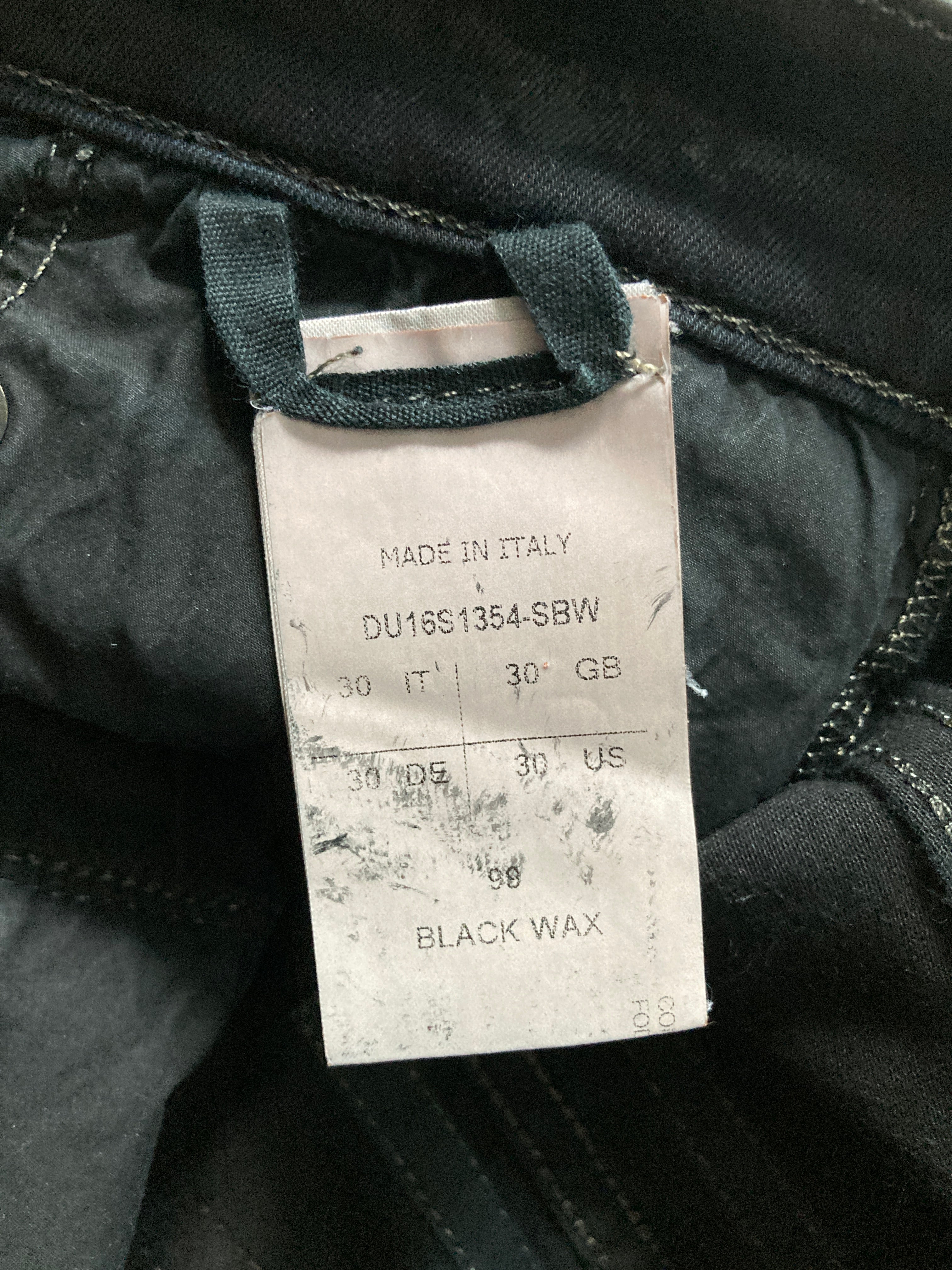 S/S 16 „CYCLOPS“ Waxed Torrence Cut Denim Jeans Rick Owens