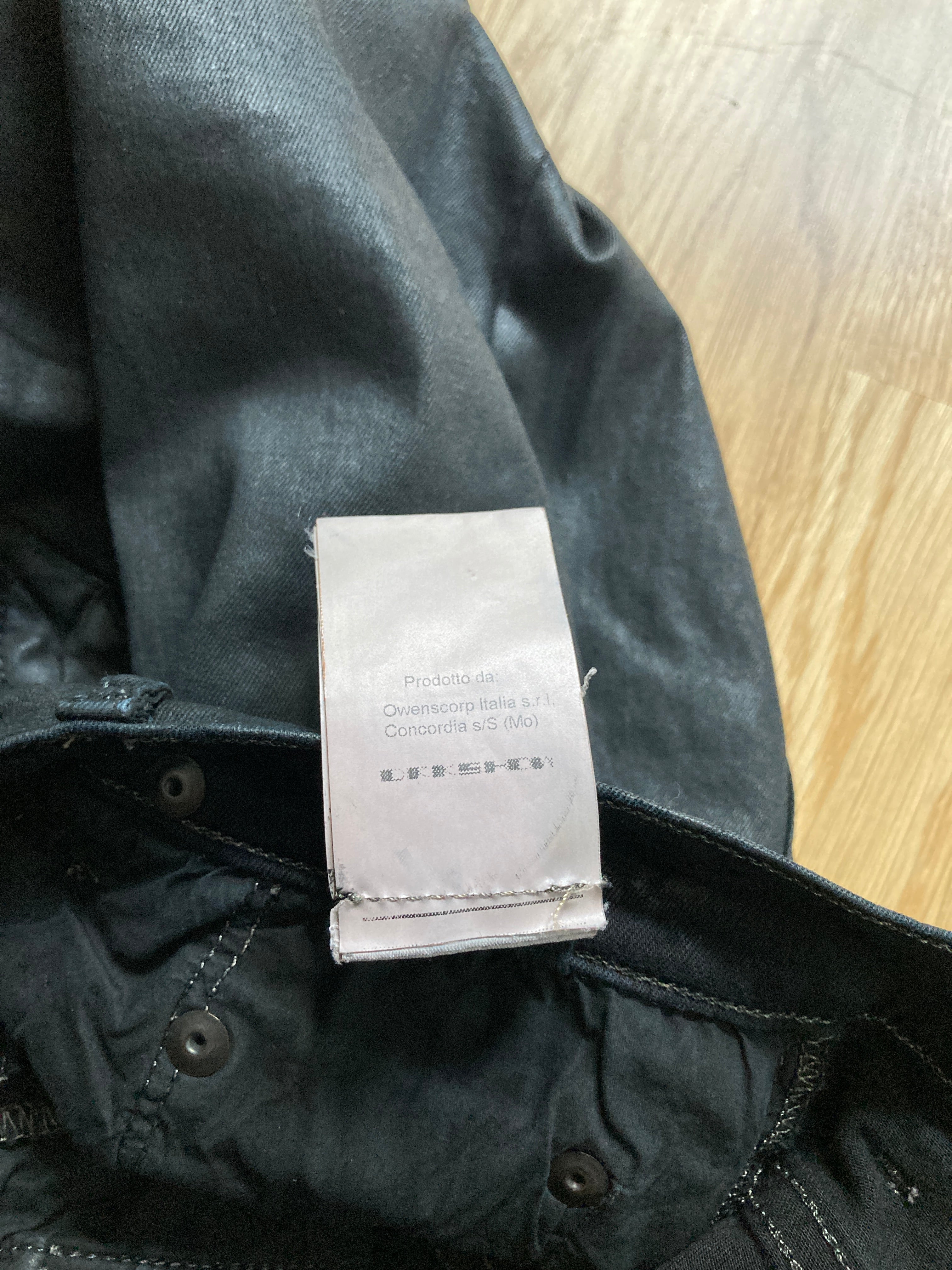 S/S 16 „CYCLOPS“ Waxed Torrence Cut Denim Jeans Rick Owens