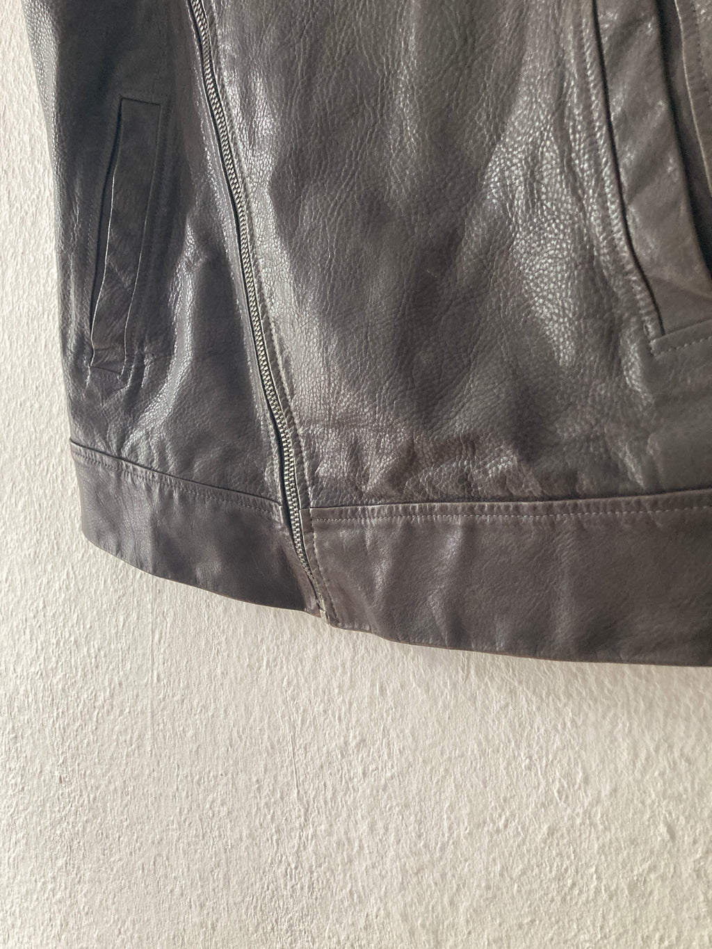 S/S 09 "STRUTTER" Dark Shadow Calf Leather Vest Rick Owens M