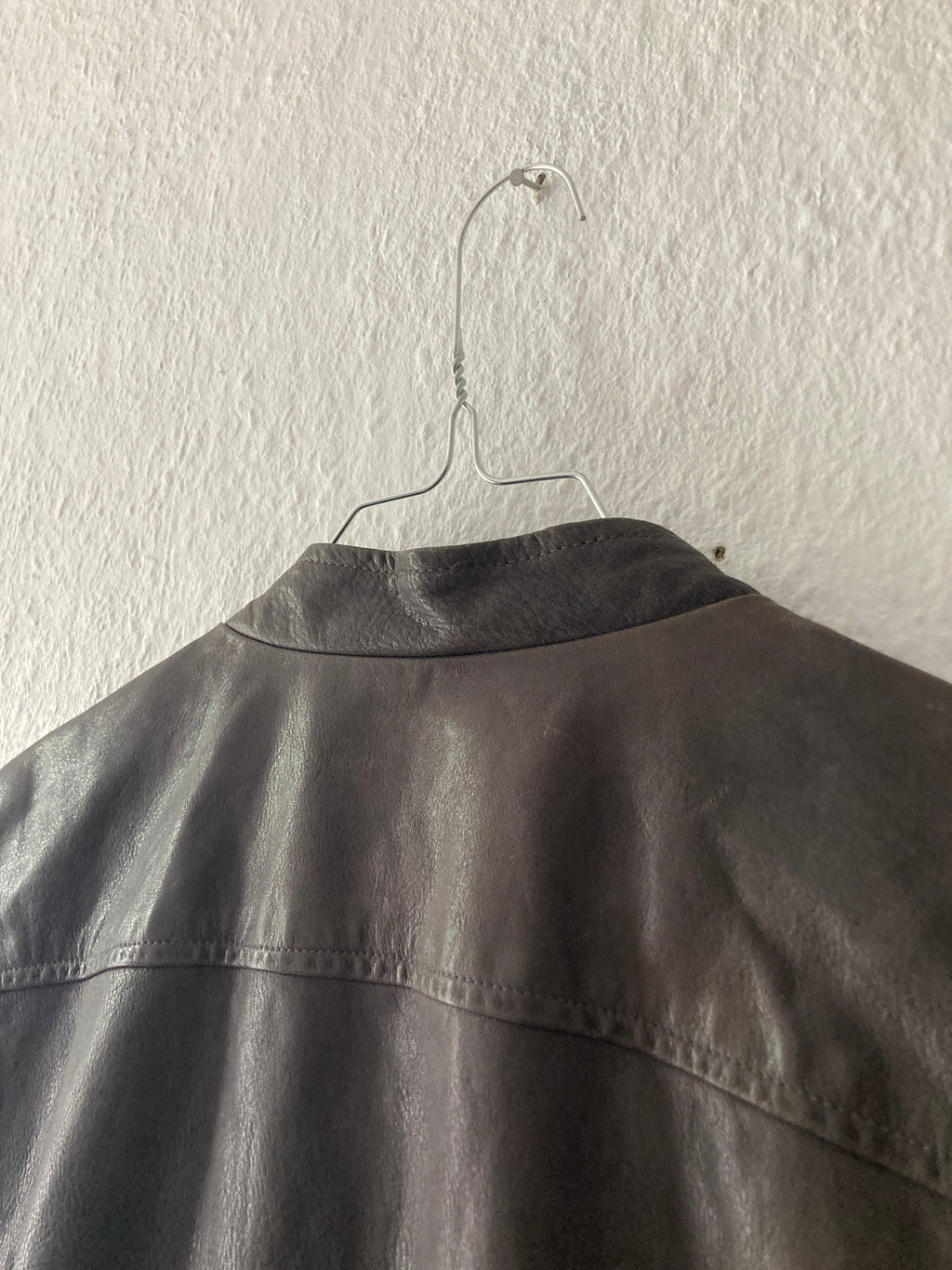 S/S 09 "STRUTTER" Dark Shadow Calf Leather Vest Rick Owens M