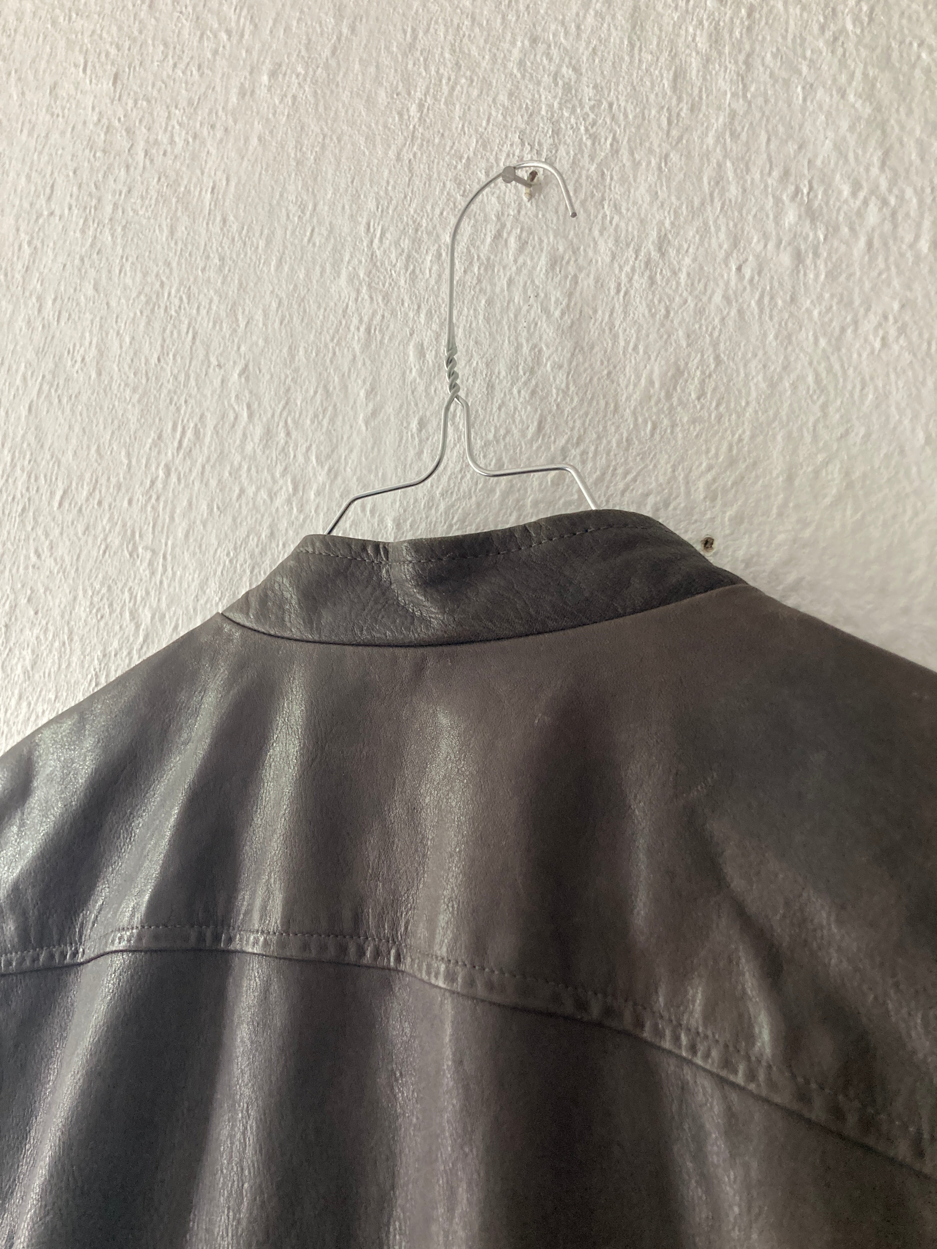 S/S 09 "STRUTTER" Dark Shadow Calf Leather Vest Rick Owens M