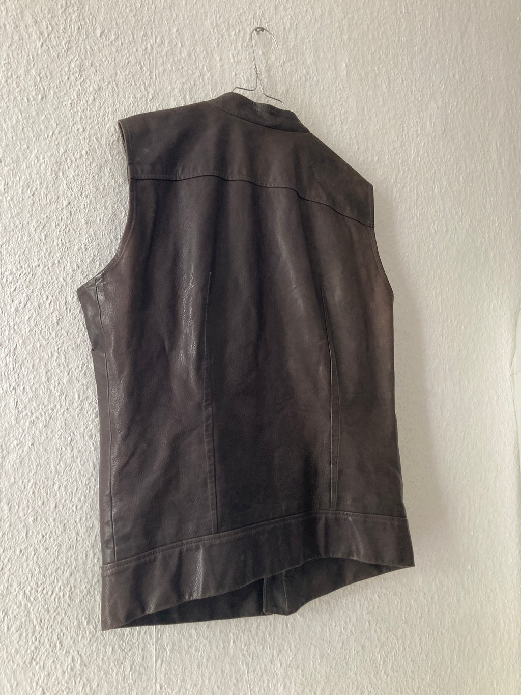 S/S 09 "STRUTTER" Dark Shadow Calf Leather Vest Rick Owens M