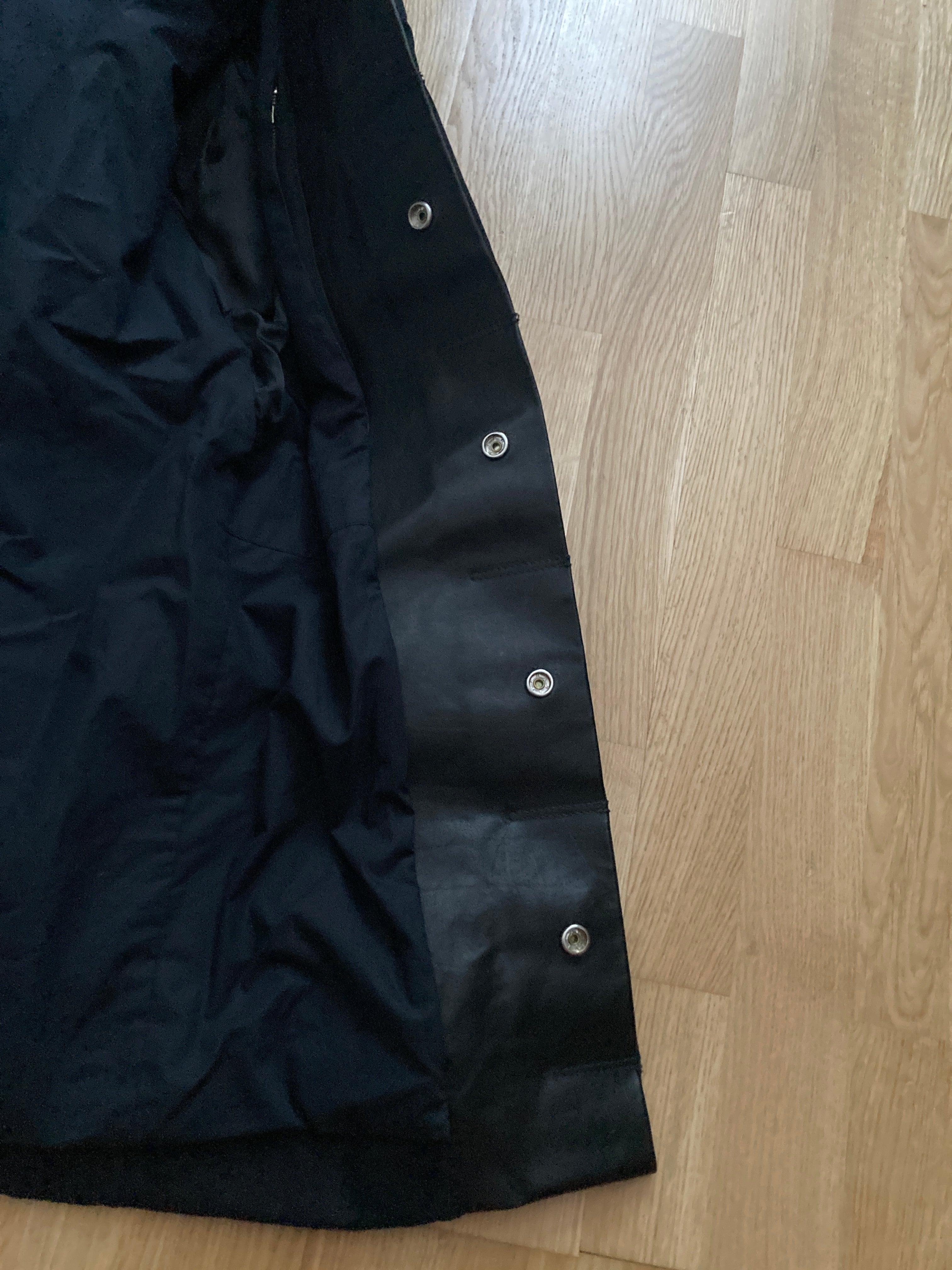 F/W 12 "MOUNTAIN" Runway Horse Leather Moleskin Worker Jacket in Black