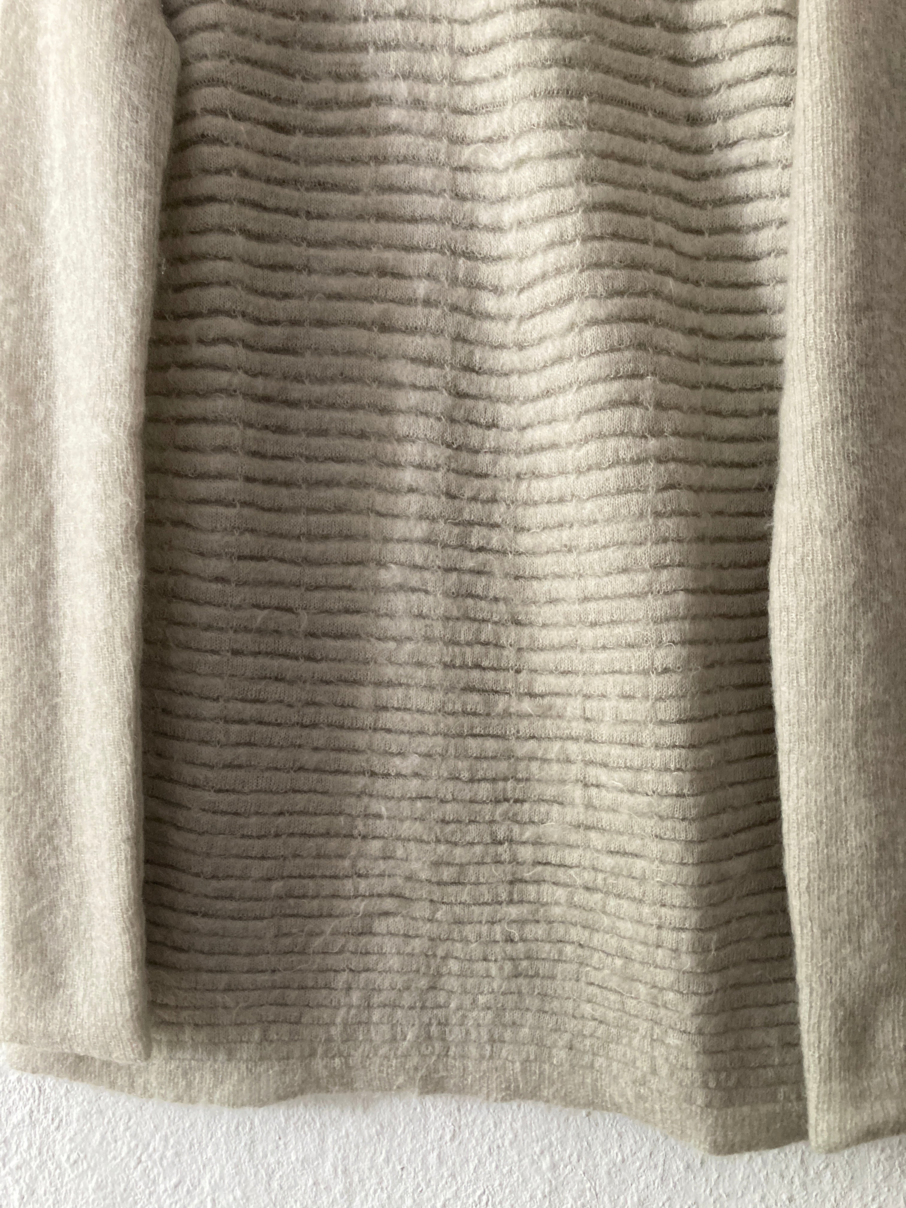 F/W 16 “MASTODON” Ribbed Mohair Sweater in Pearl