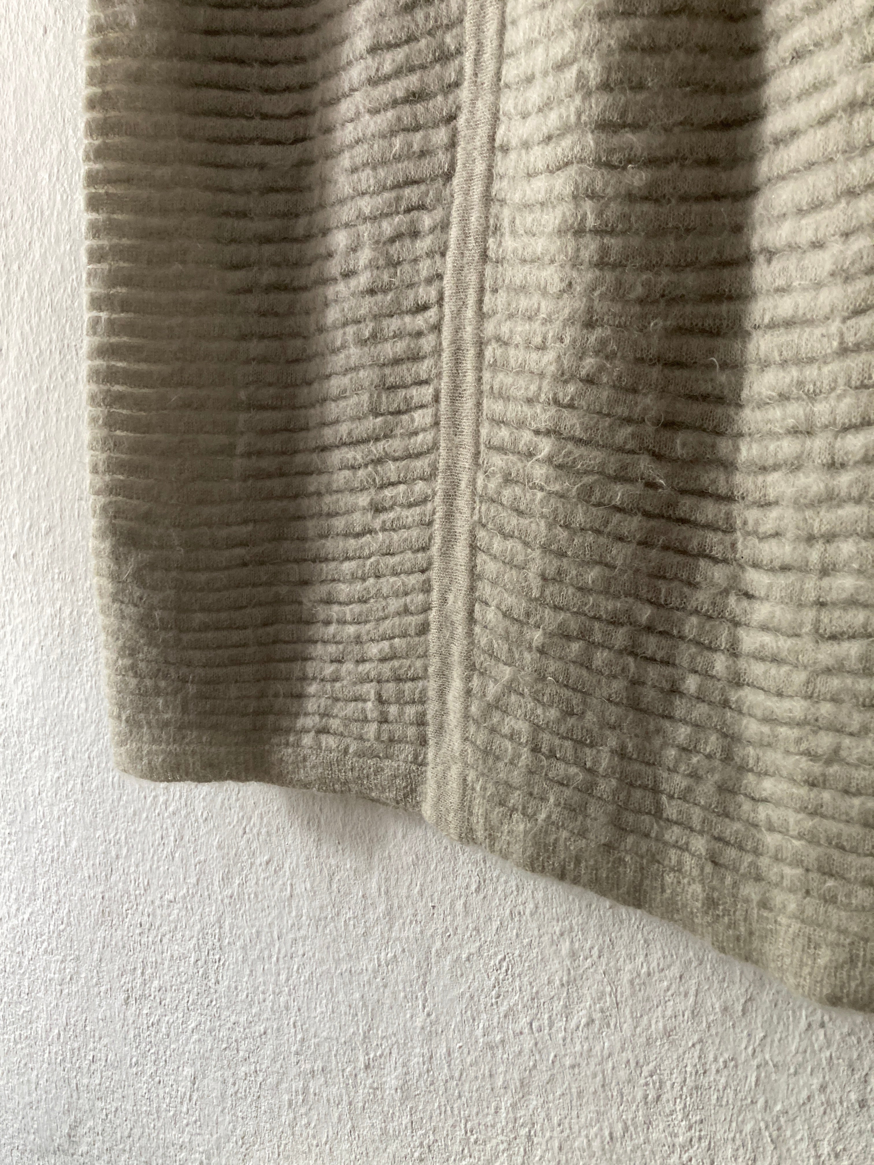 F/W 16 “MASTODON” Ribbed Mohair Sweater in Pearl