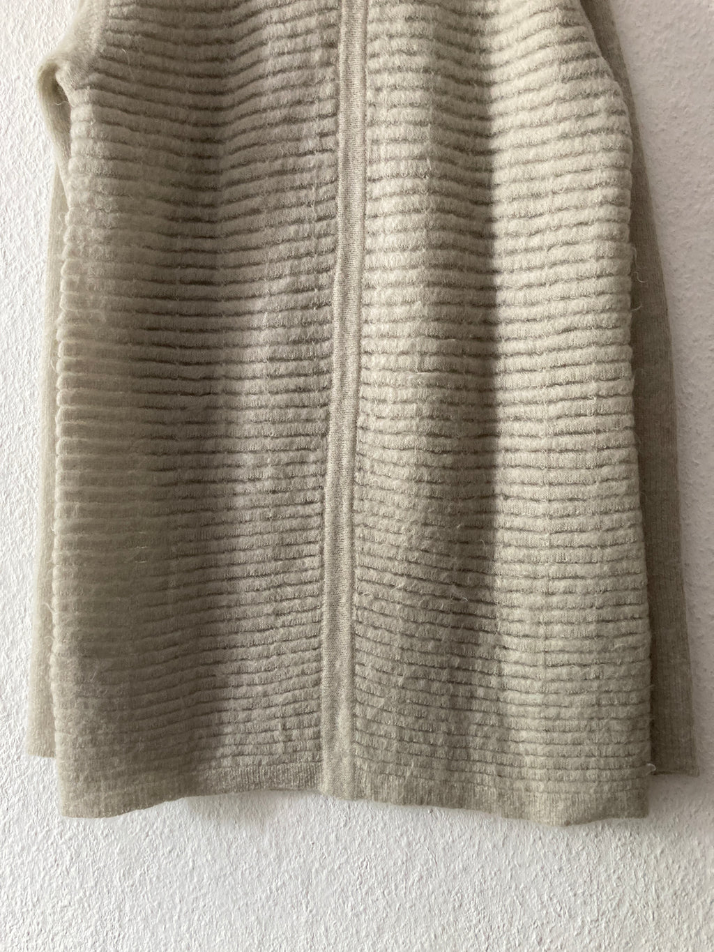 F/W 16 “MASTODON” Ribbed Mohair Sweater in Pearl