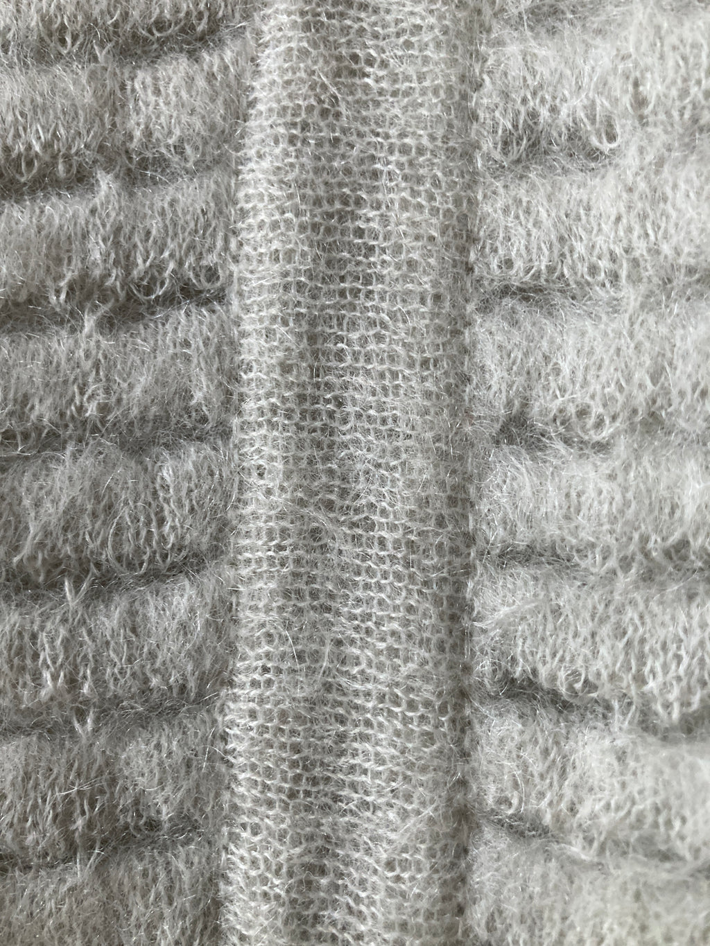 F/W 16 “MASTODON” Ribbed Mohair Sweater in Pearl