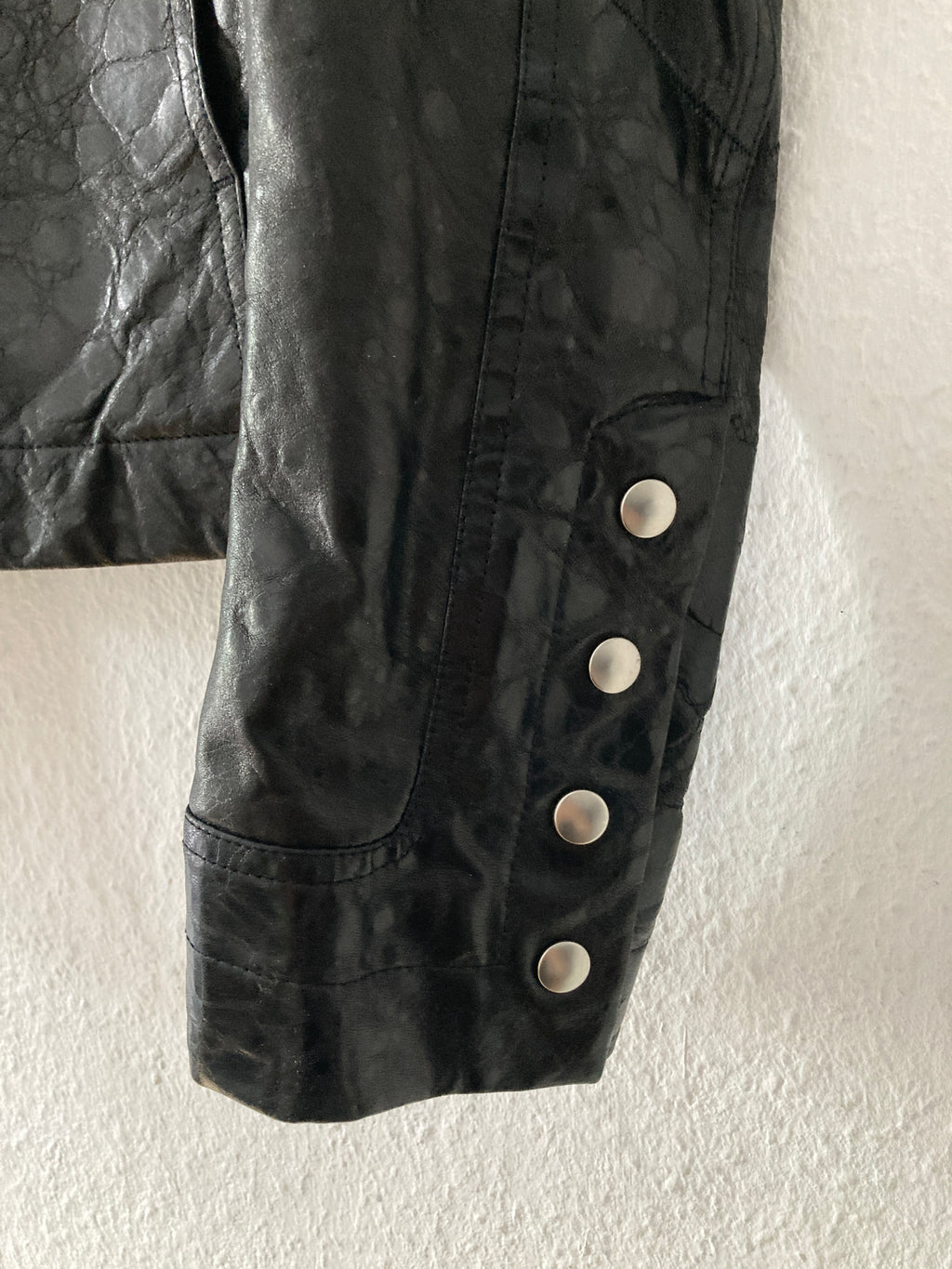 FW 20 “PERFORMA” Acid Lamb Leather Bauhaus Jacket Rick Owens IT52/L
