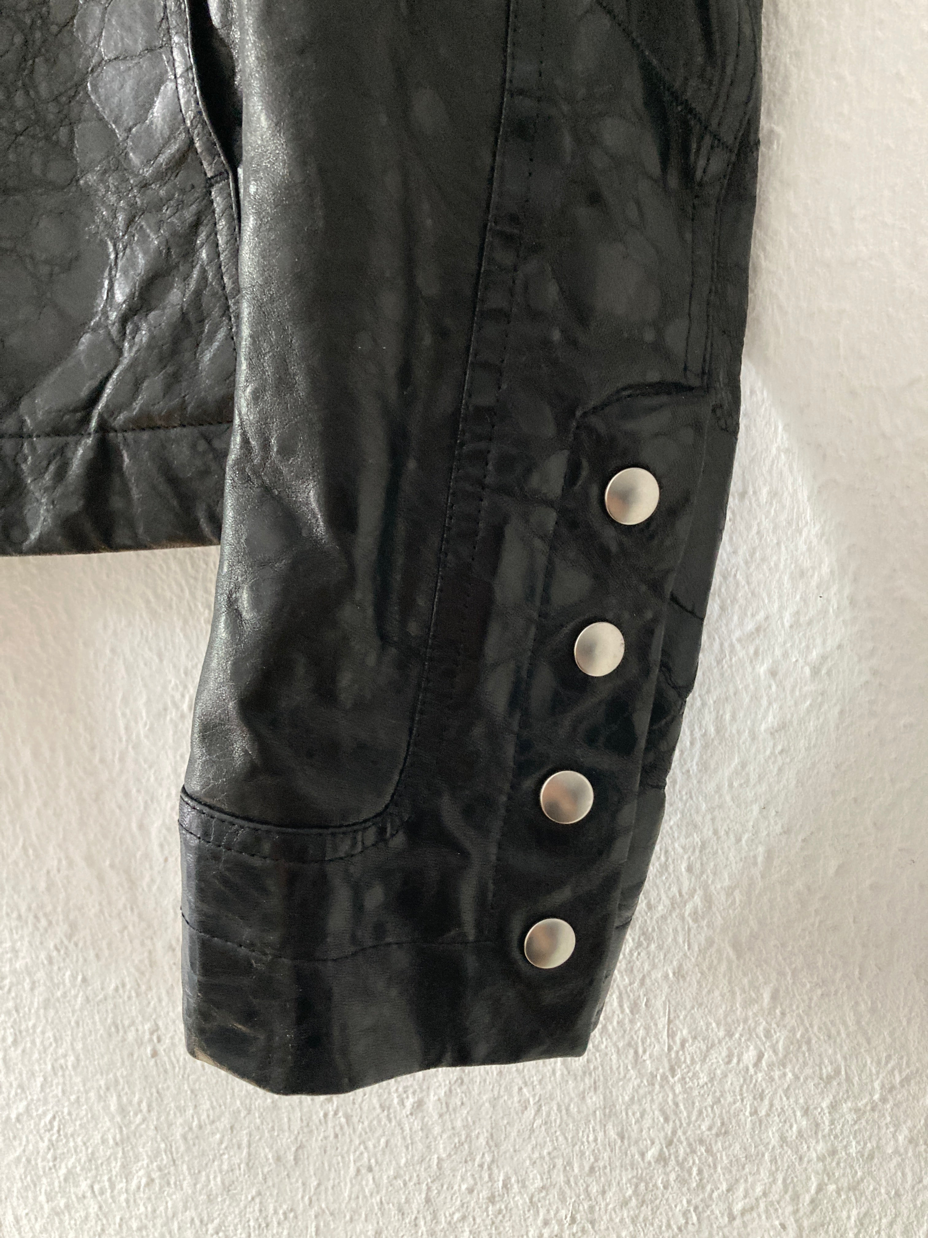 FW 20 “PERFORMA” Acid Lamb Leather Bauhaus Jacket Rick Owens IT52/L