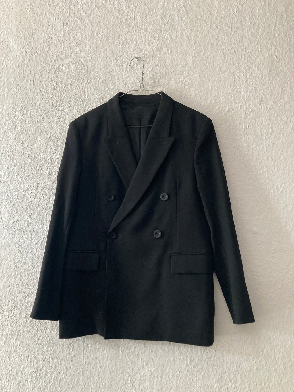 F/W 16 "MASTODON" JMF Cropped Double-Breasted Wool Blazer 48