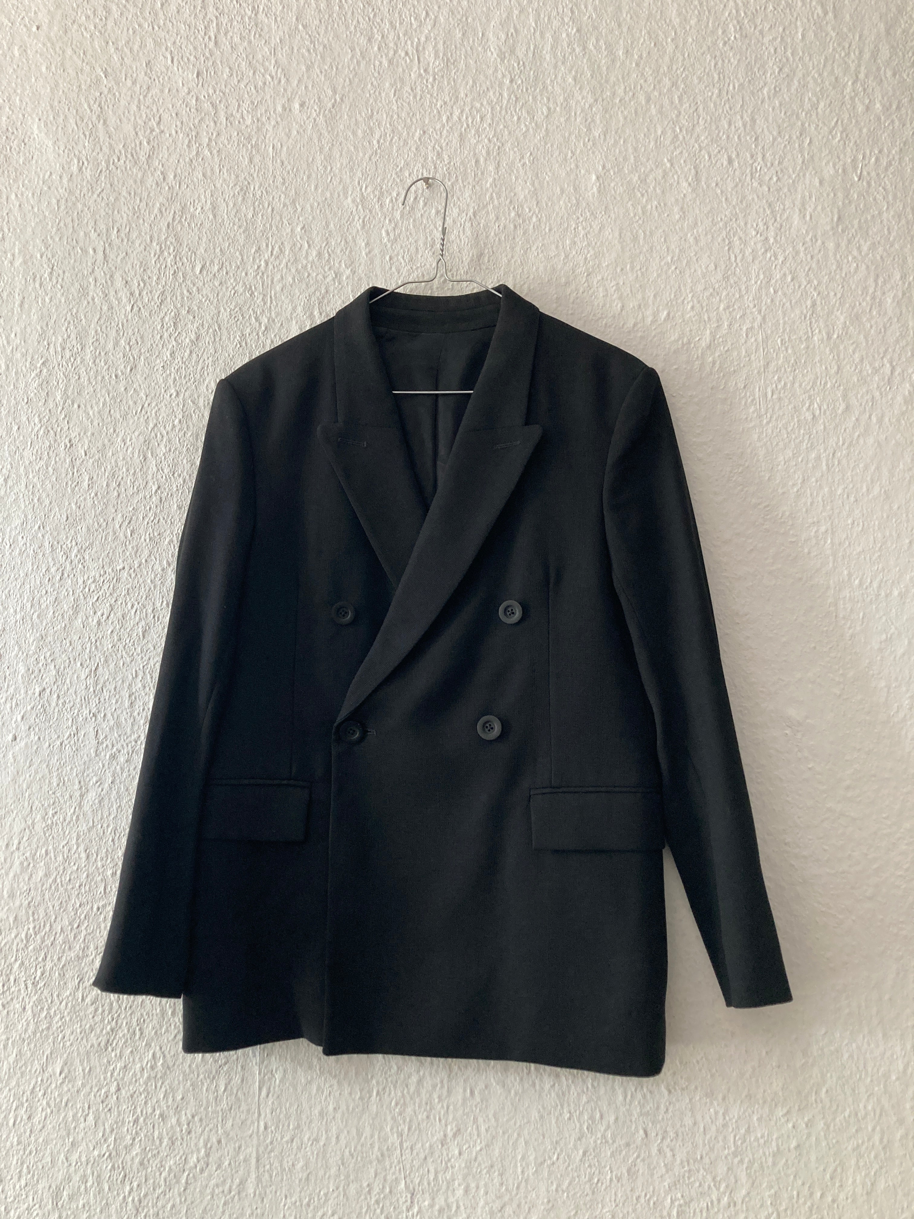 F/W 16 "MASTODON" JMF Cropped Double-Breasted Wool Blazer 48
