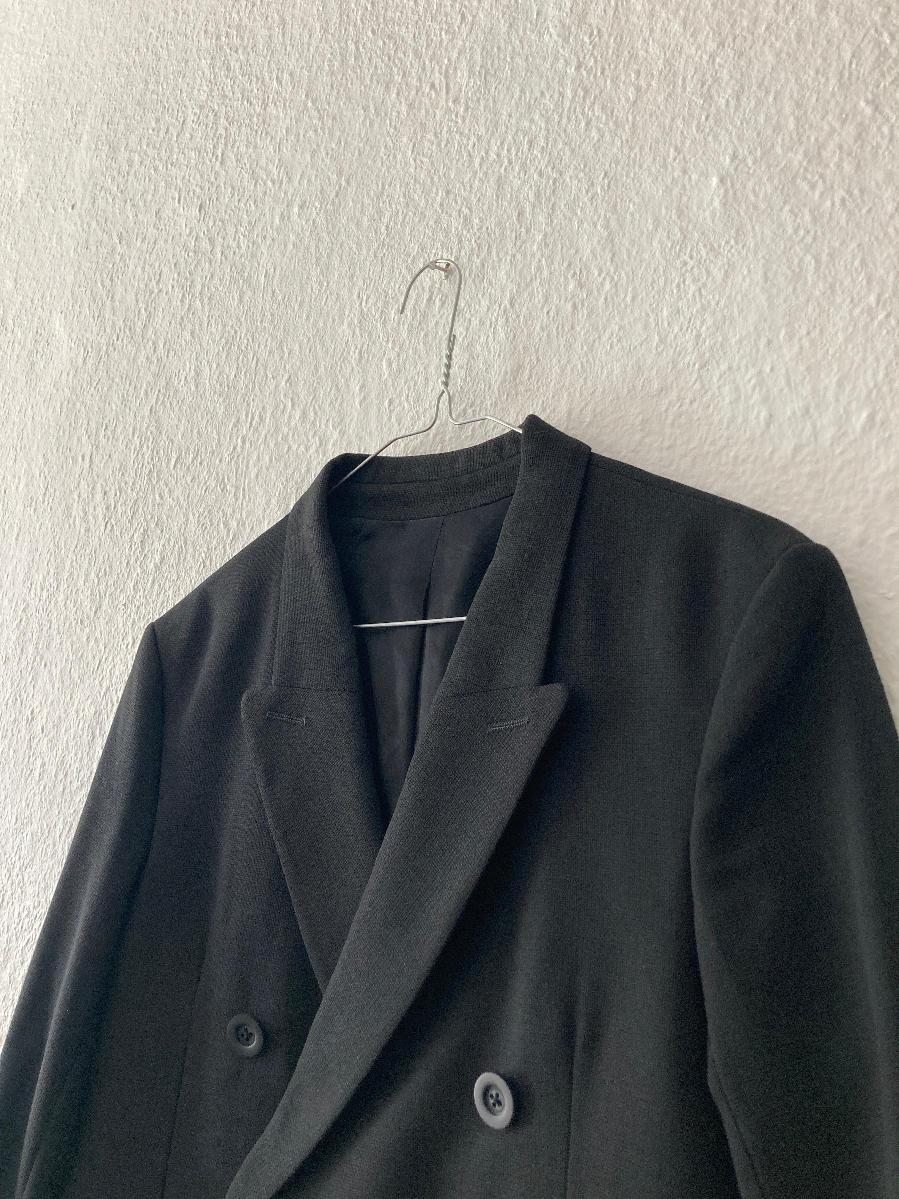 F/W 16 "MASTODON" JMF Cropped Double-Breasted Wool Blazer 48