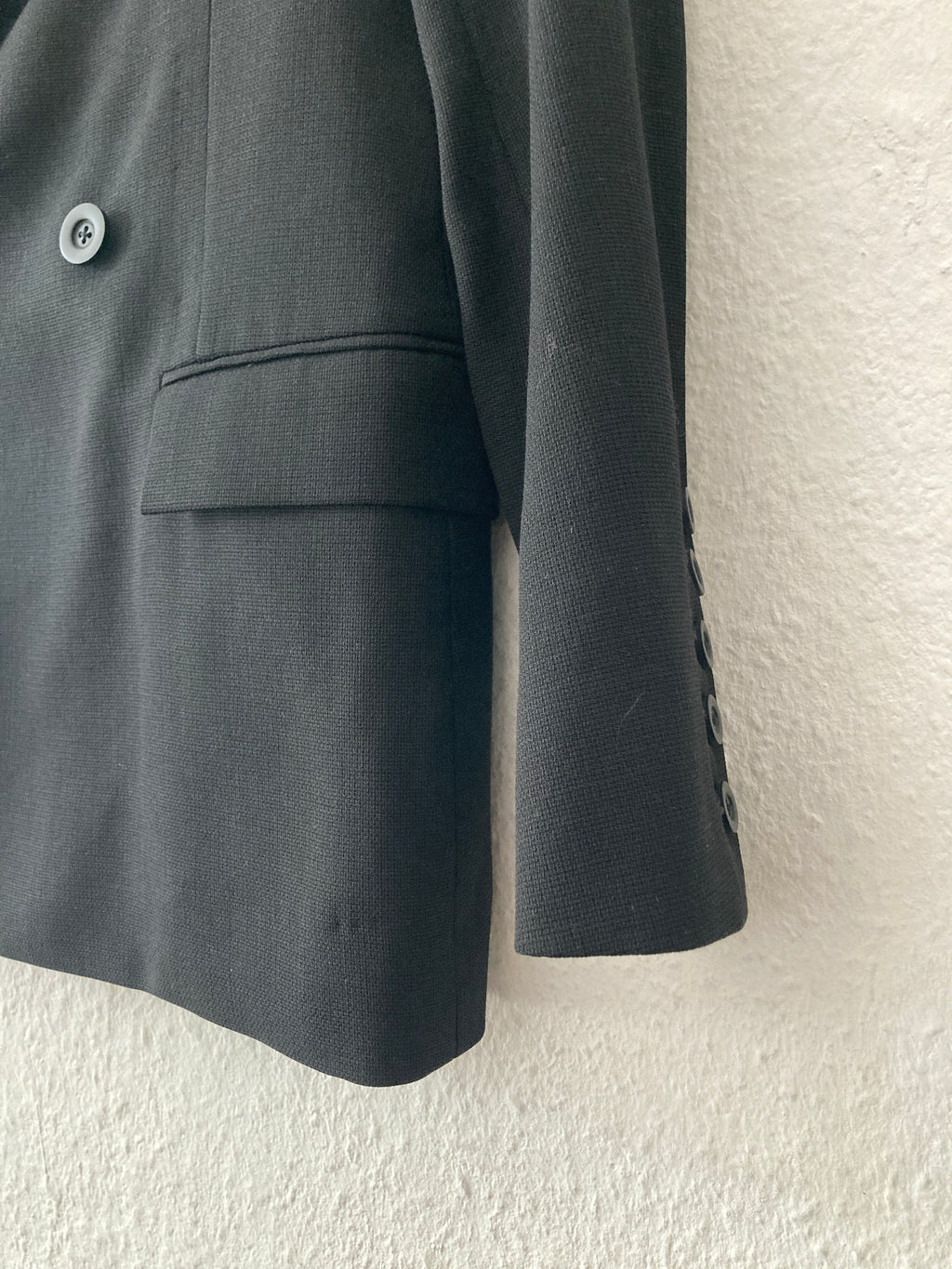 F/W 16 "MASTODON" JMF Cropped Double-Breasted Wool Blazer 48