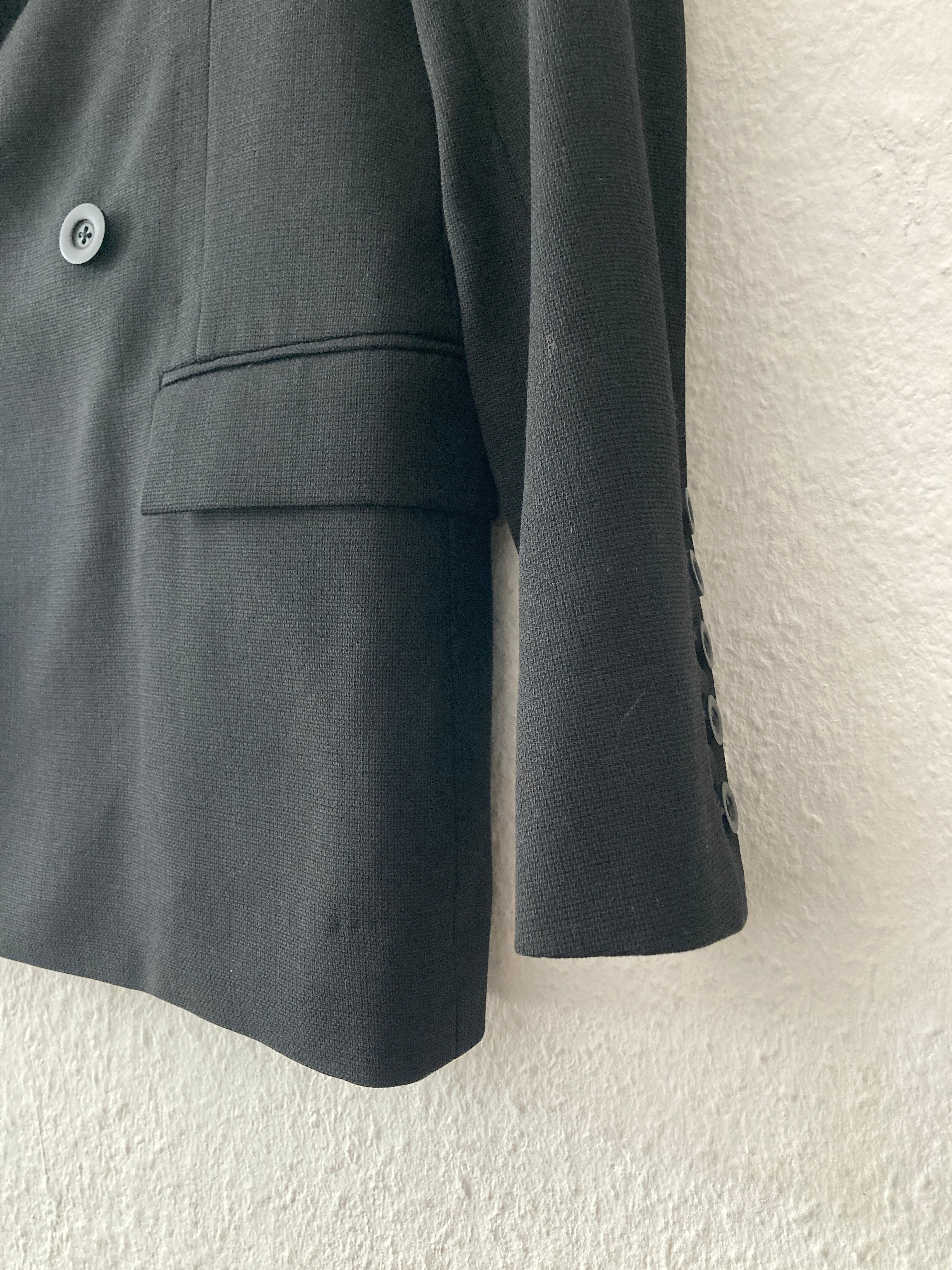 F/W 16 "MASTODON" JMF Cropped Double-Breasted Wool Blazer 48