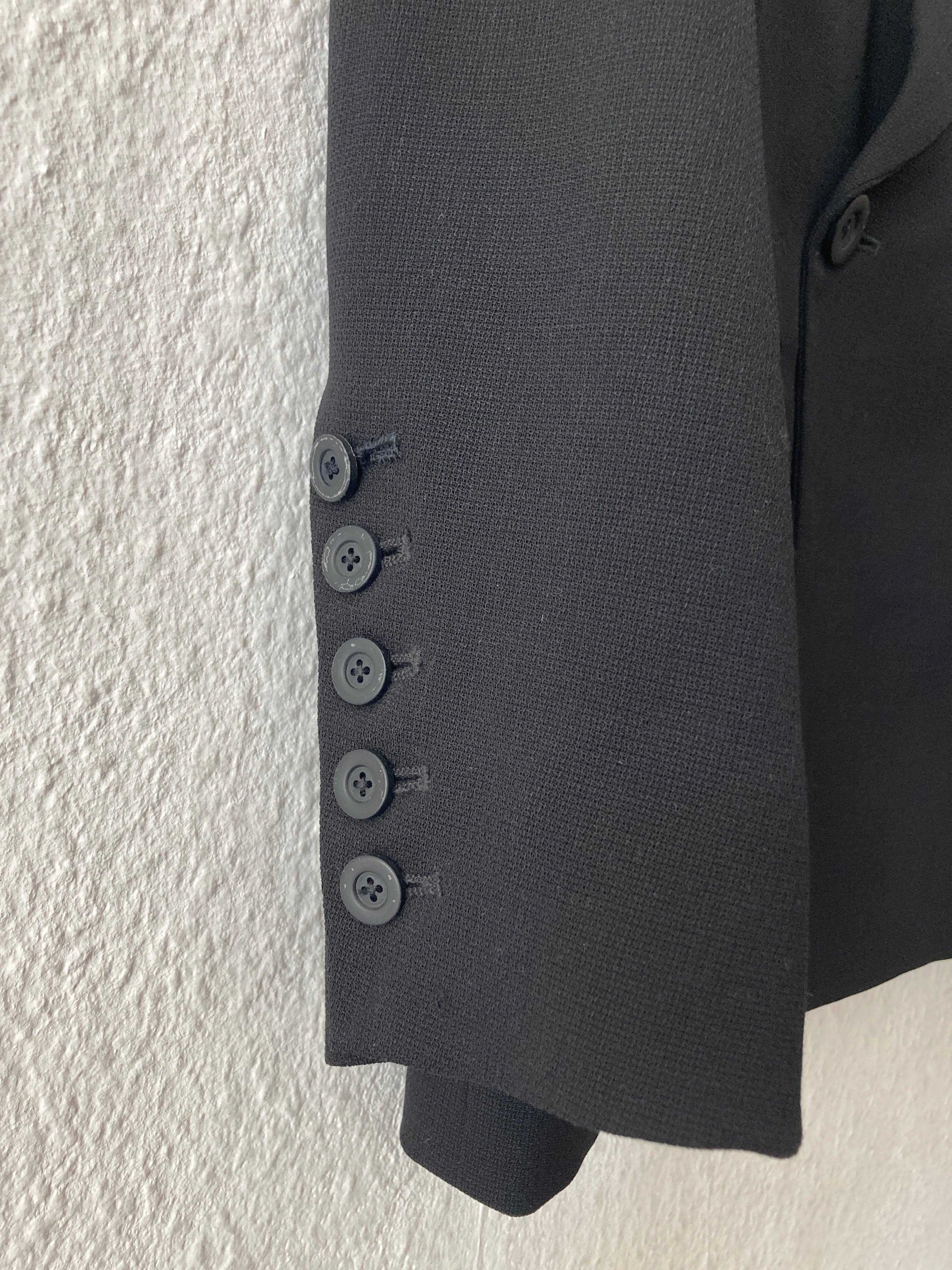 F/W 16 "MASTODON" JMF Cropped Double-Breasted Wool Blazer 48