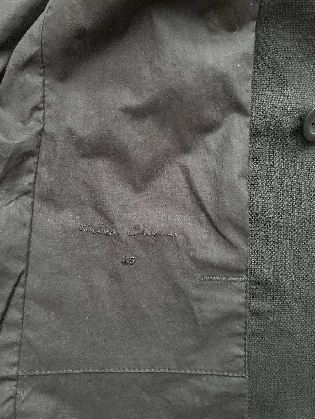 F/W 16 "MASTODON" JMF Cropped Double-Breasted Wool Blazer 48