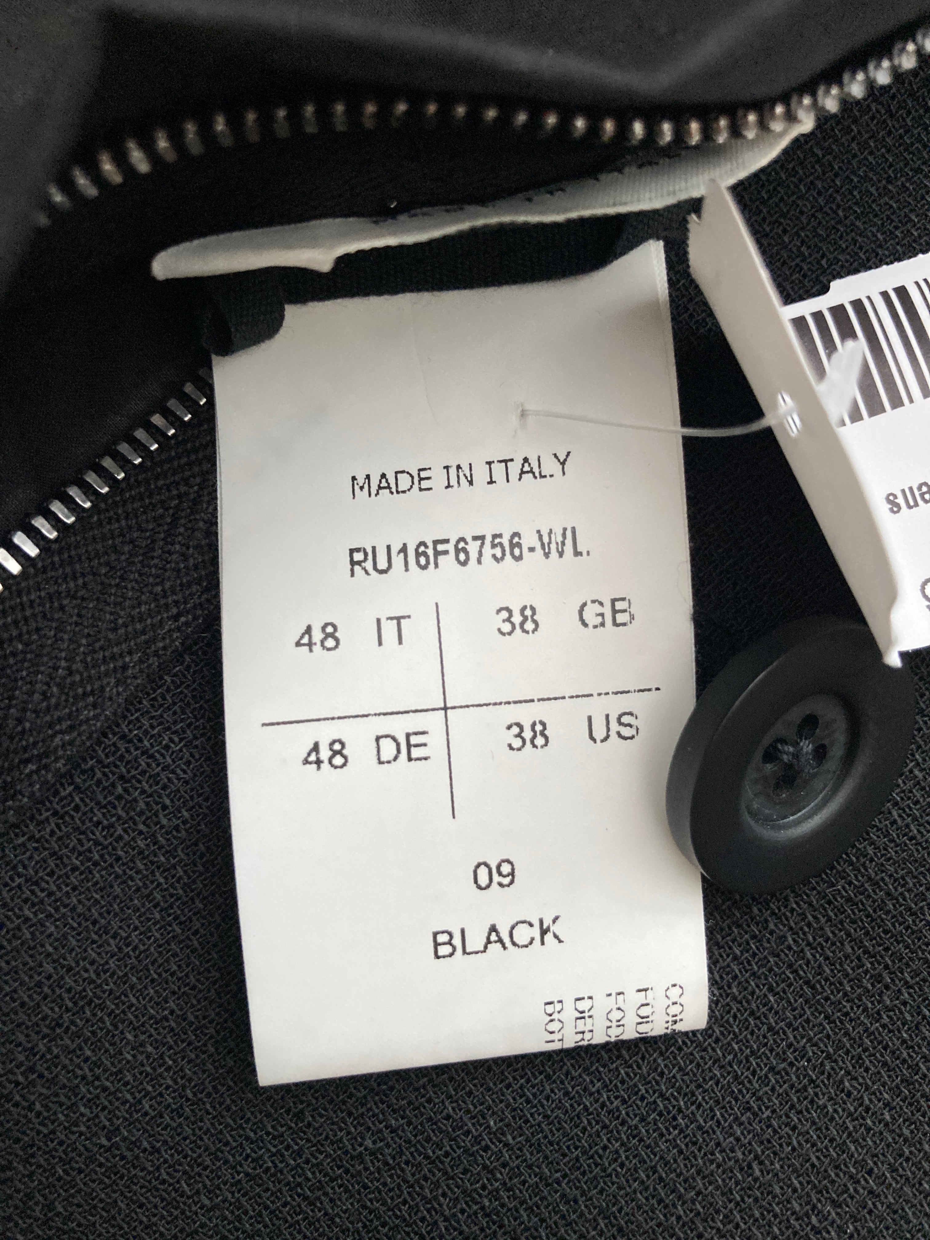 F/W 16 "MASTODON" JMF Cropped Double-Breasted Wool Blazer 48