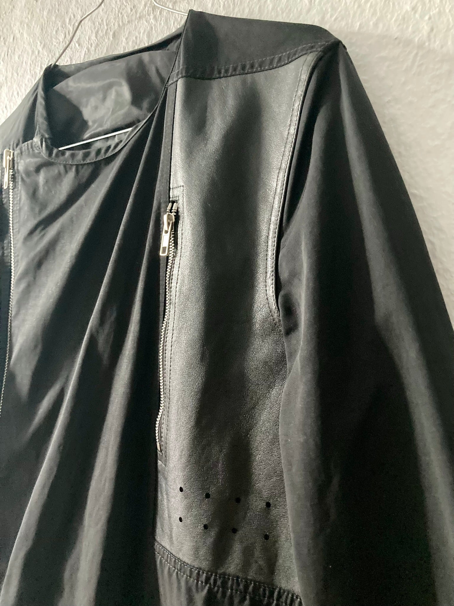 S/S 14 "Vicious" Runway Long Leather Detail Jacket