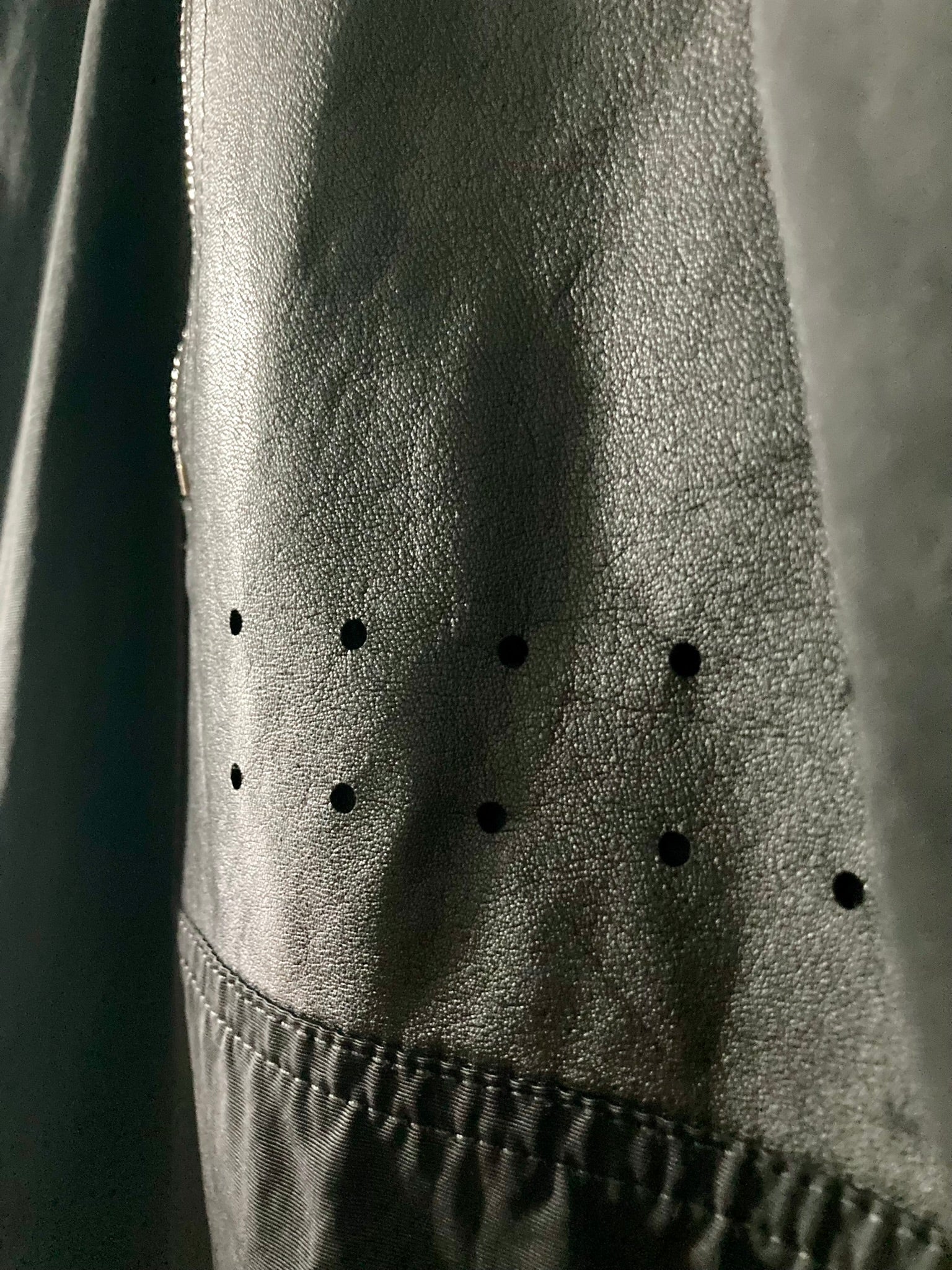 S/S 14 "Vicious" Runway Long Leather Detail Jacket