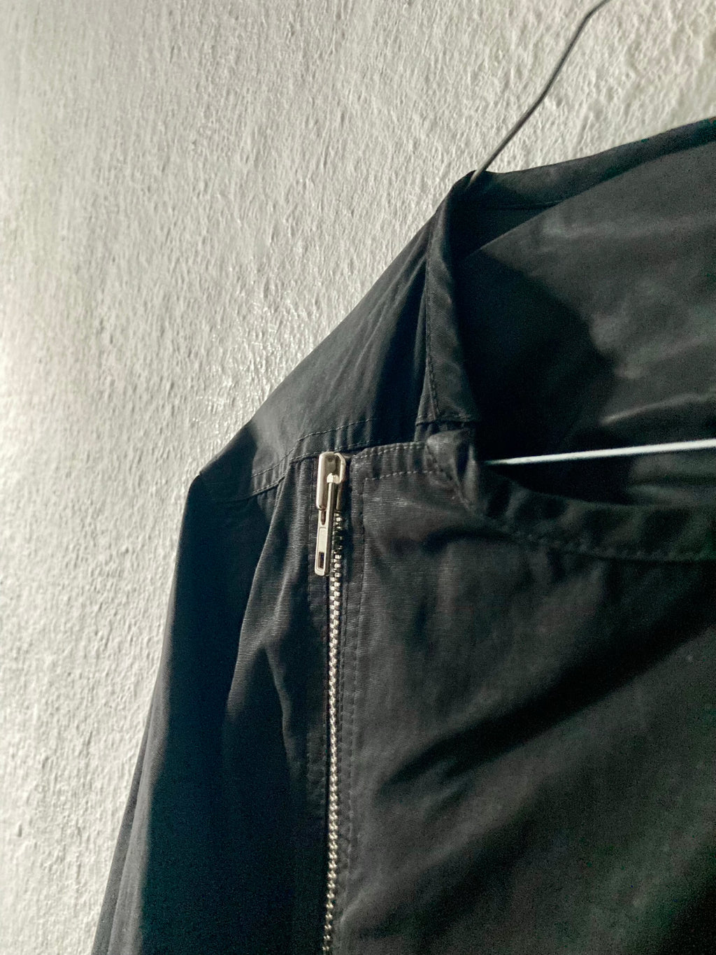 S/S 14 "Vicious" Runway Long Leather Detail Jacket