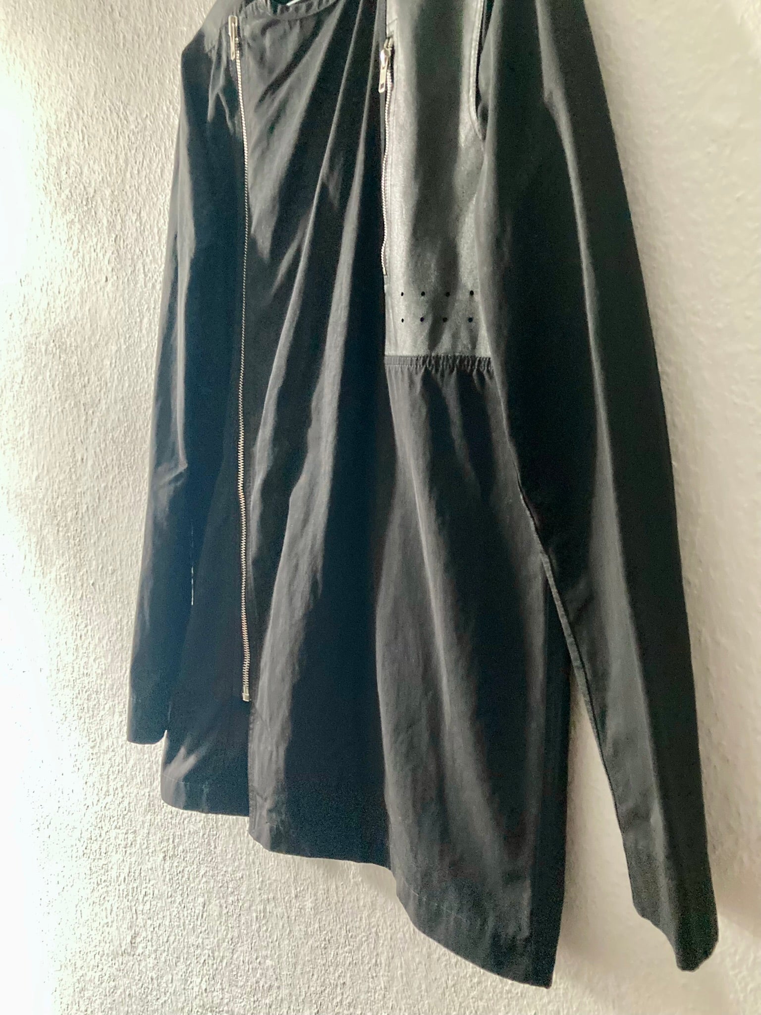 S/S 14 "Vicious" Runway Long Leather Detail Jacket