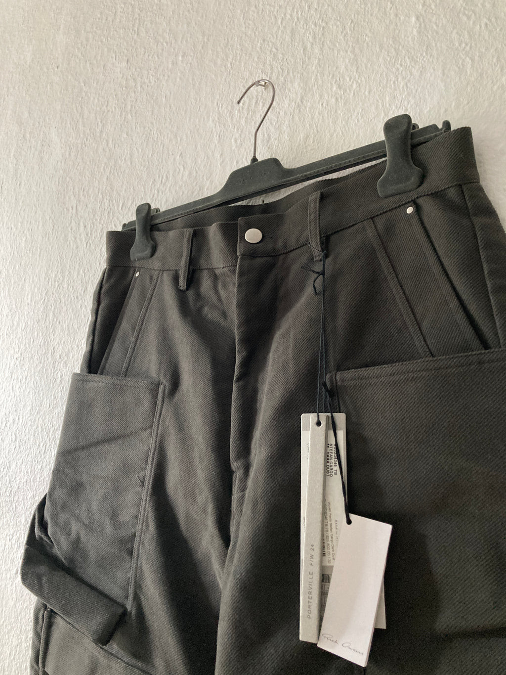 F/W 24 "PORTERVILLE" Woven Stefan Cargo Pants Rick Owens M