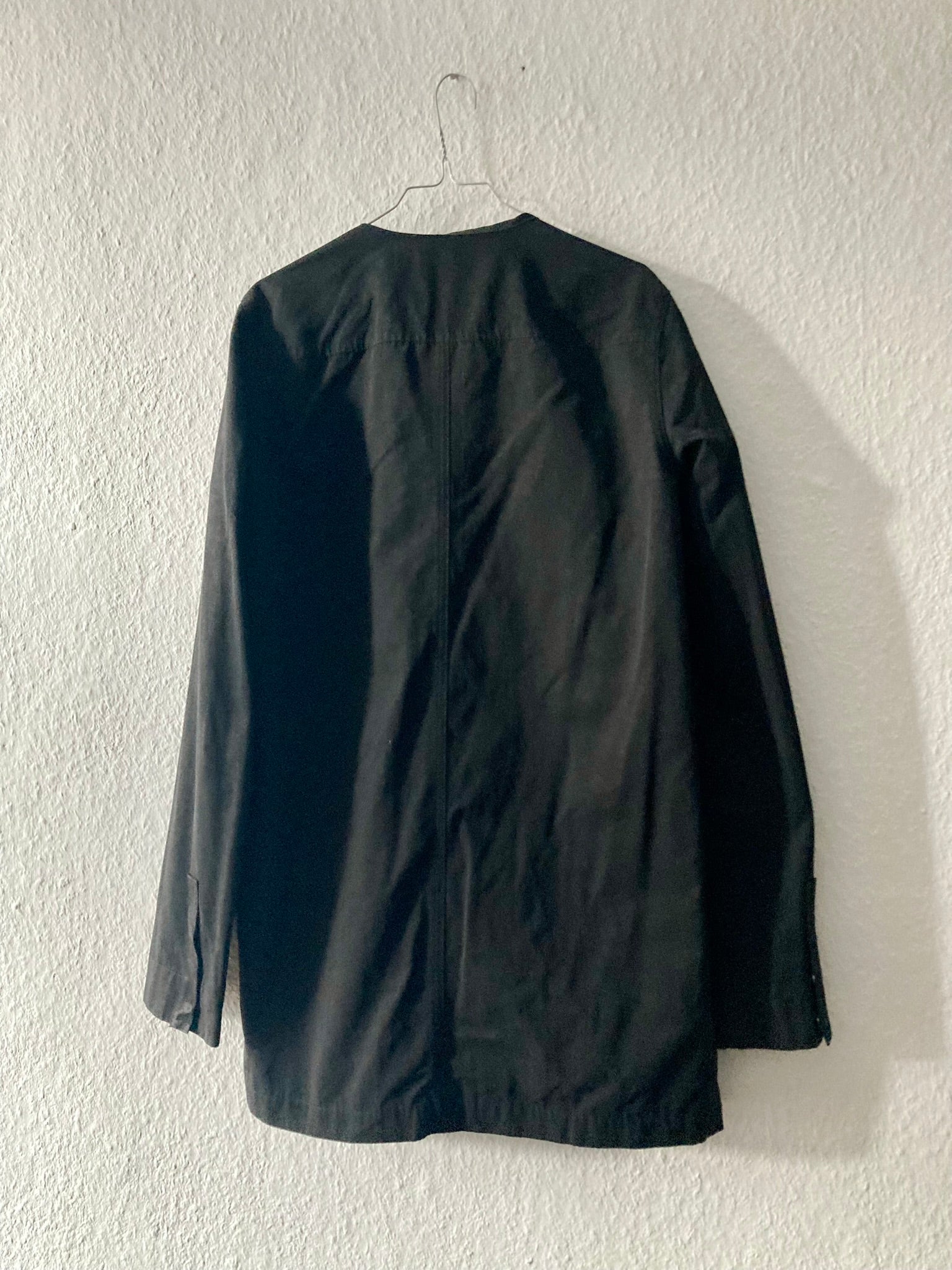 S/S 14 "Vicious" Runway Long Leather Detail Jacket