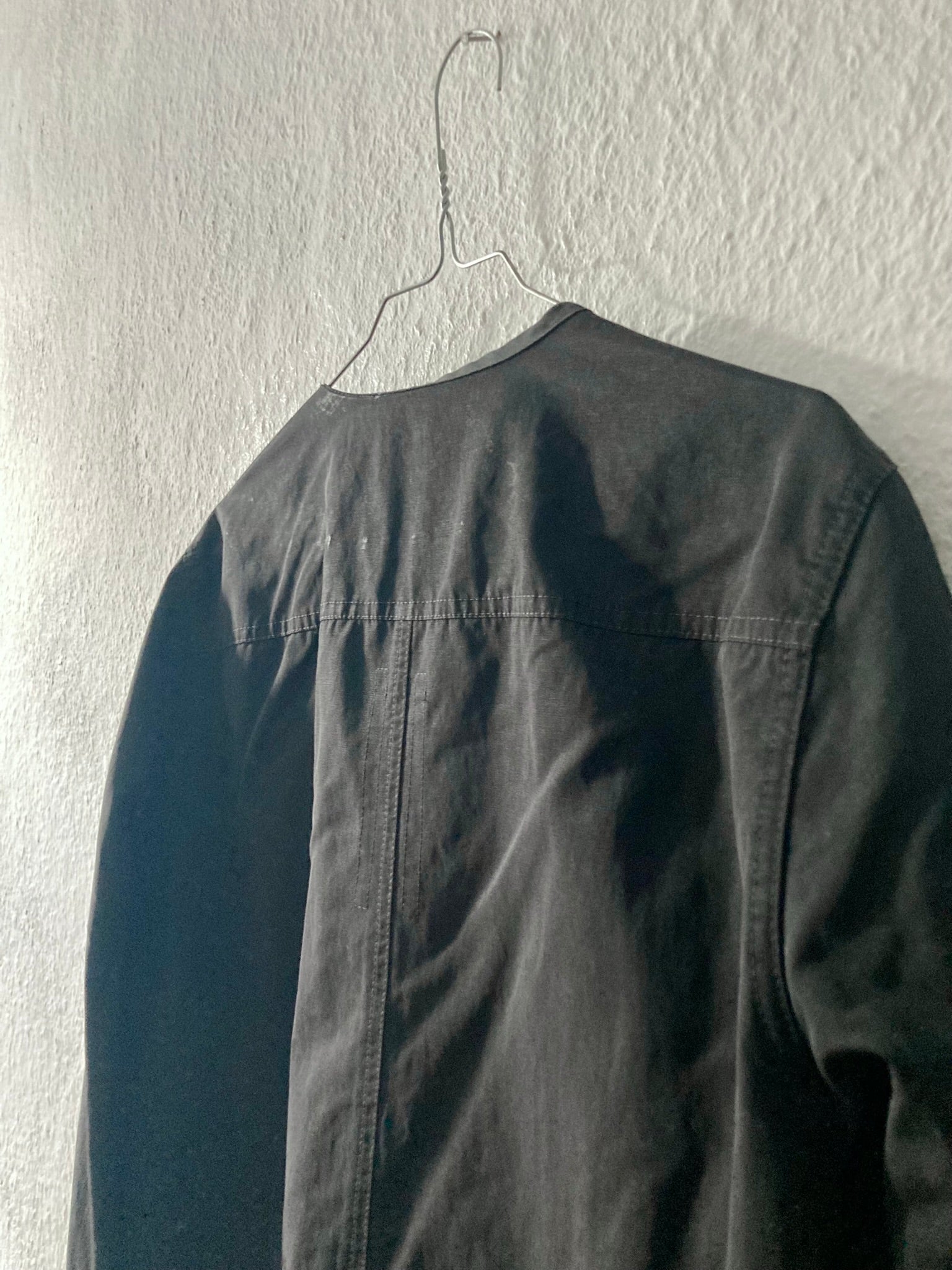 S/S 14 "Vicious" Runway Long Leather Detail Jacket