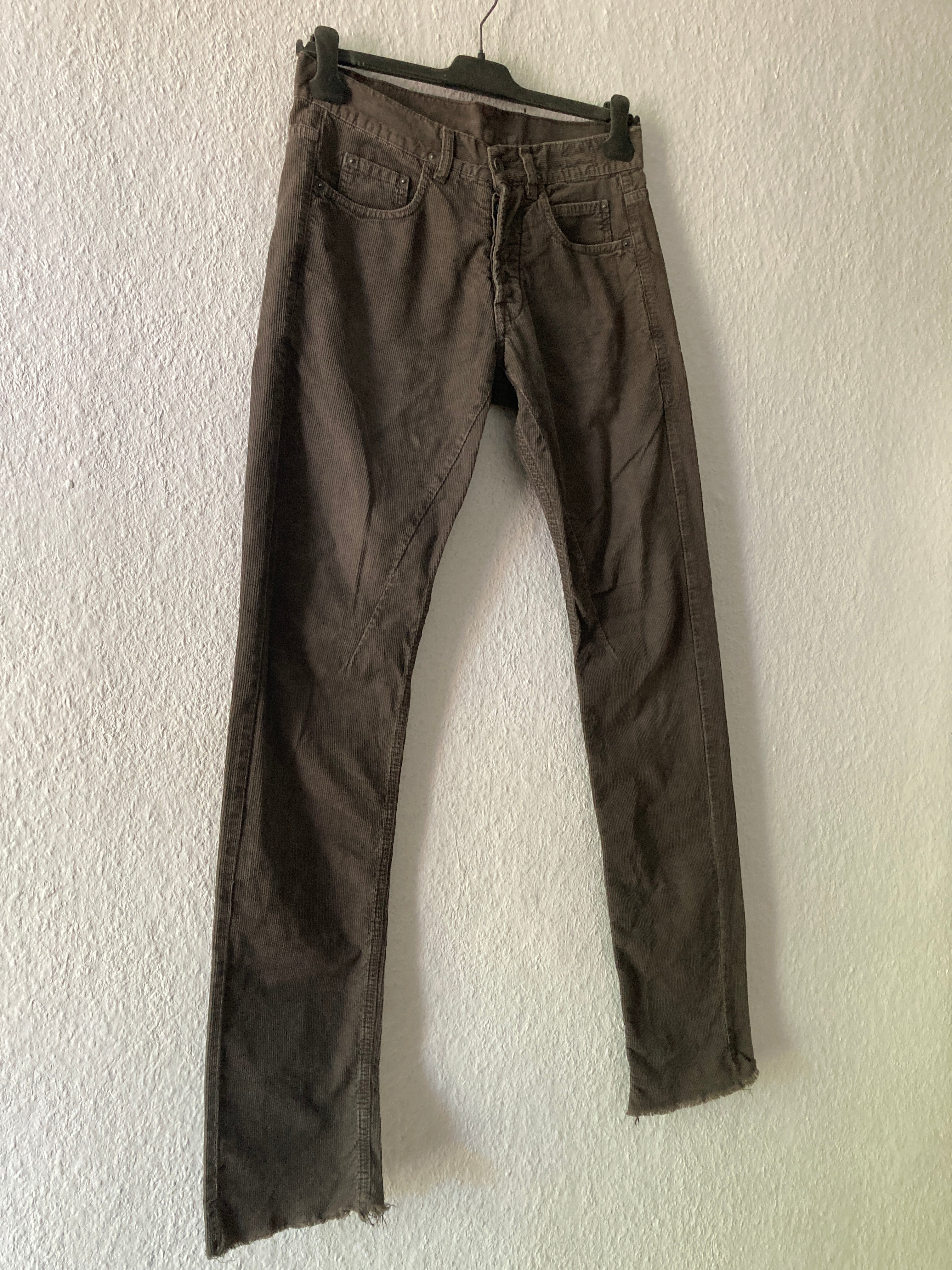 F/W 07 "EXPLODER" Dark Dust Detroit Cut Grosgrain Jeans US31