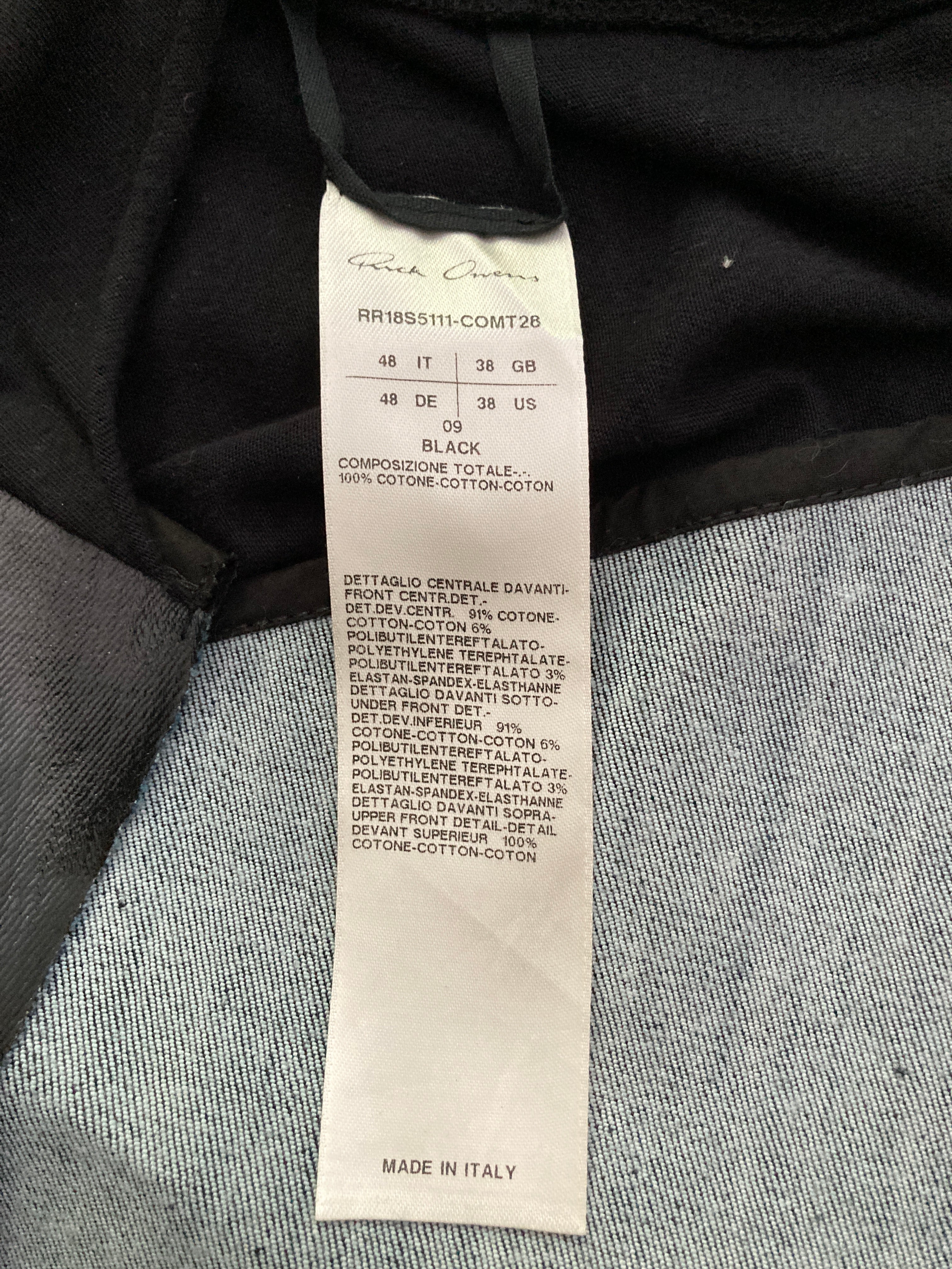 S/S 18 "DIRT" Runway Cargo Tank Top Rick Owens IT48/M