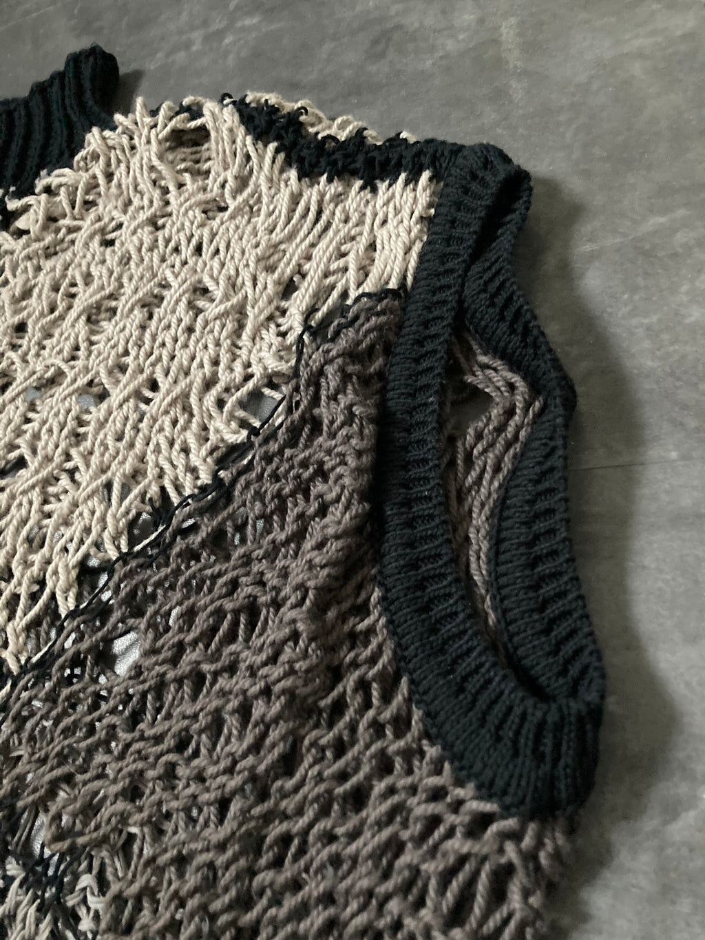 S/S 13 "ISLAND" Psycho Knit Sleeveless Turtleneck