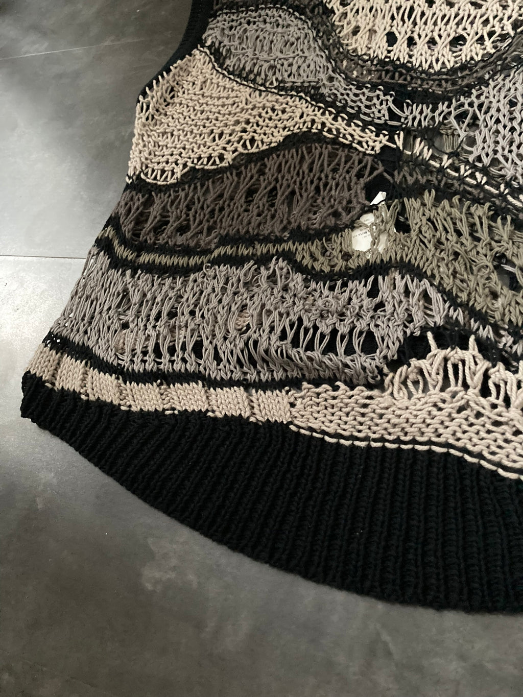 S/S 13 "ISLAND" Psycho Knit Sleeveless Turtleneck