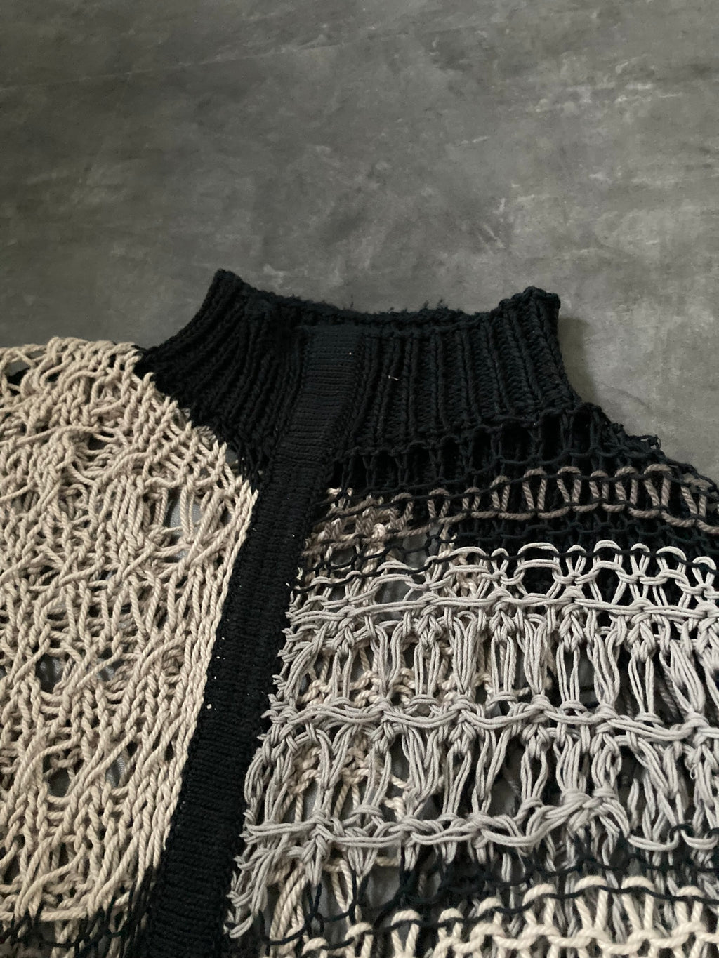 S/S 13 "ISLAND" Psycho Knit Sleeveless Turtleneck