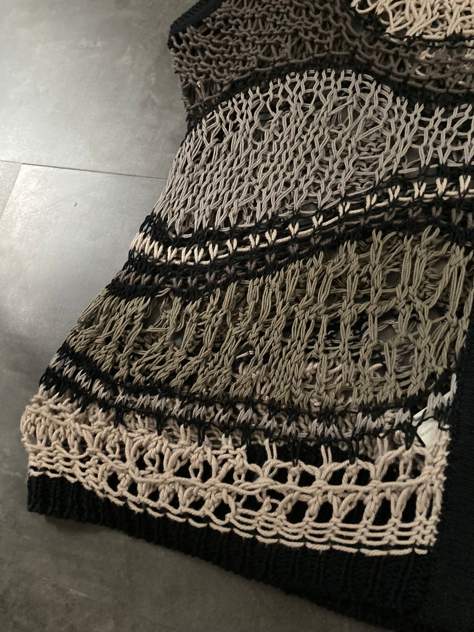 S/S 13 "ISLAND" Psycho Knit Sleeveless Turtleneck