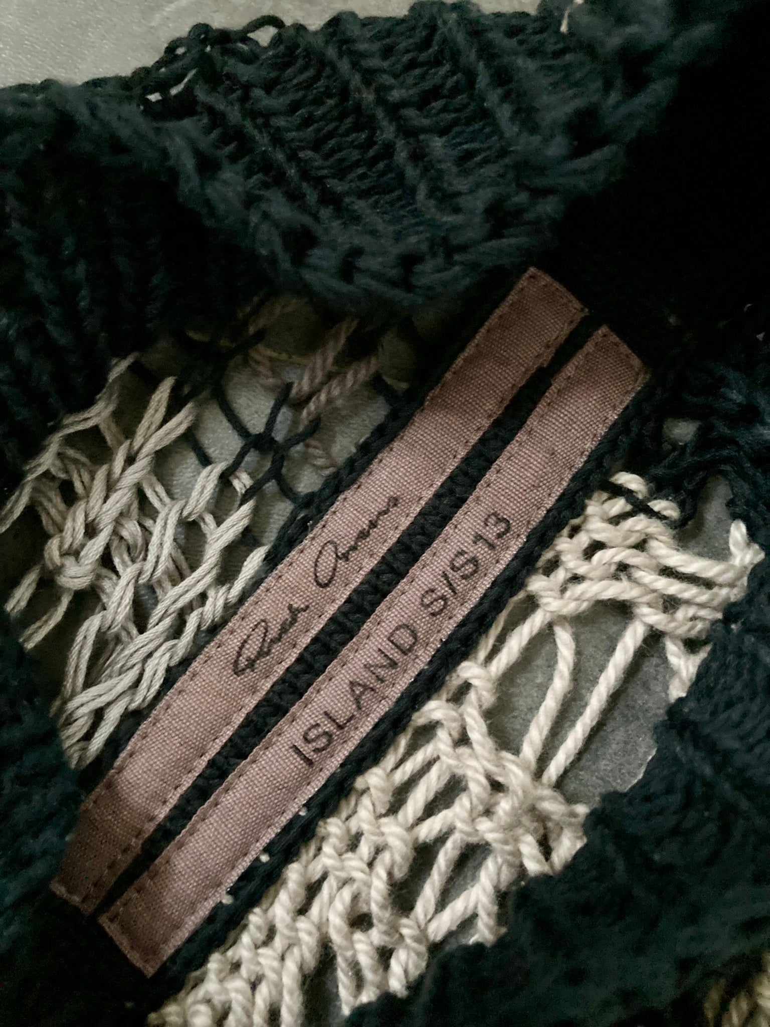 S/S 13 "ISLAND" Psycho Knit Sleeveless Turtleneck