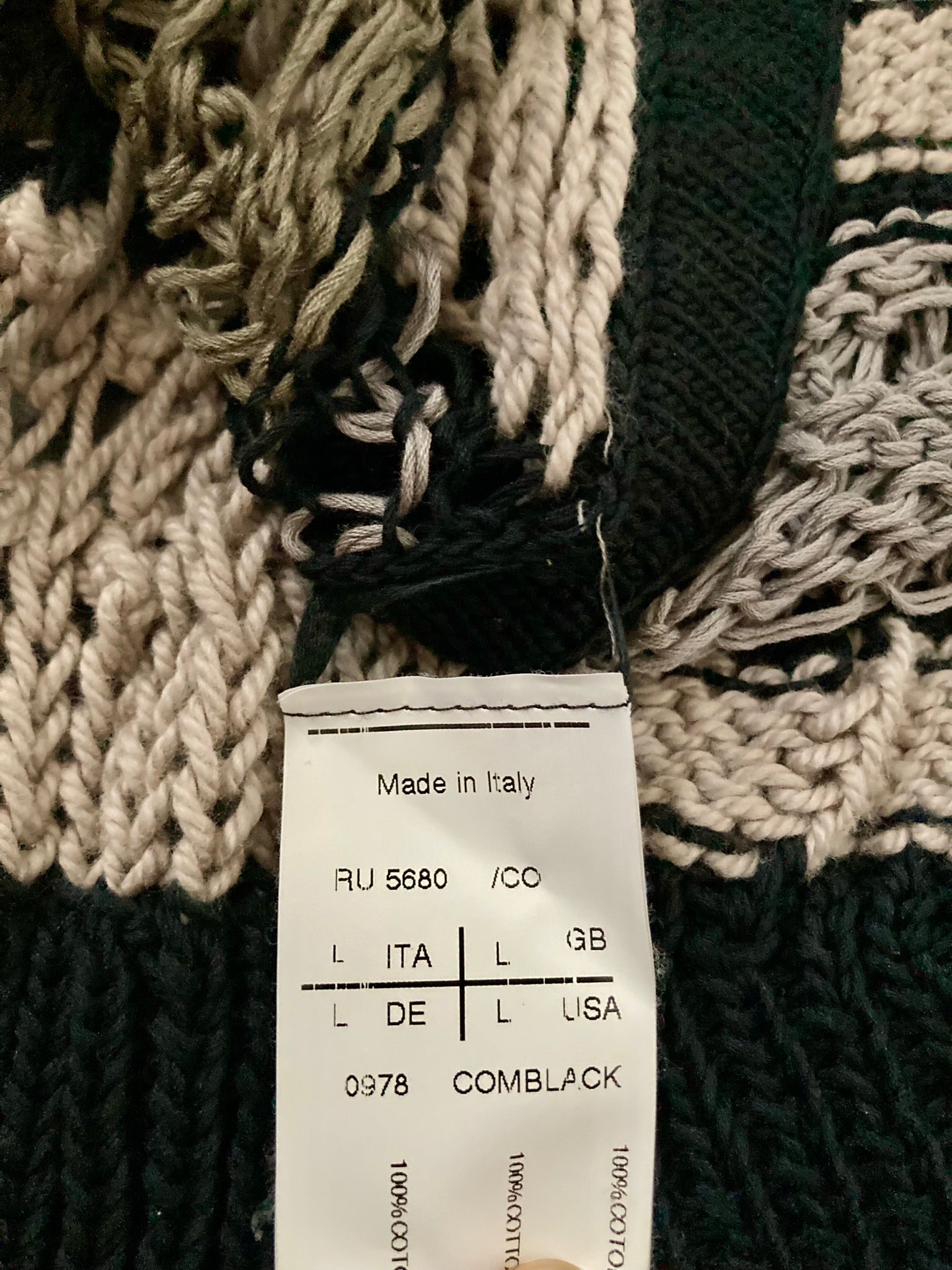 S/S 13 "ISLAND" Psycho Knit Sleeveless Turtleneck