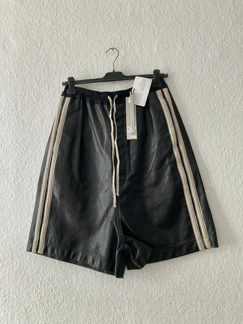 F/W 14 "MOODY" Calf Leather "Big" Shorts Rick Owens IT48/M
