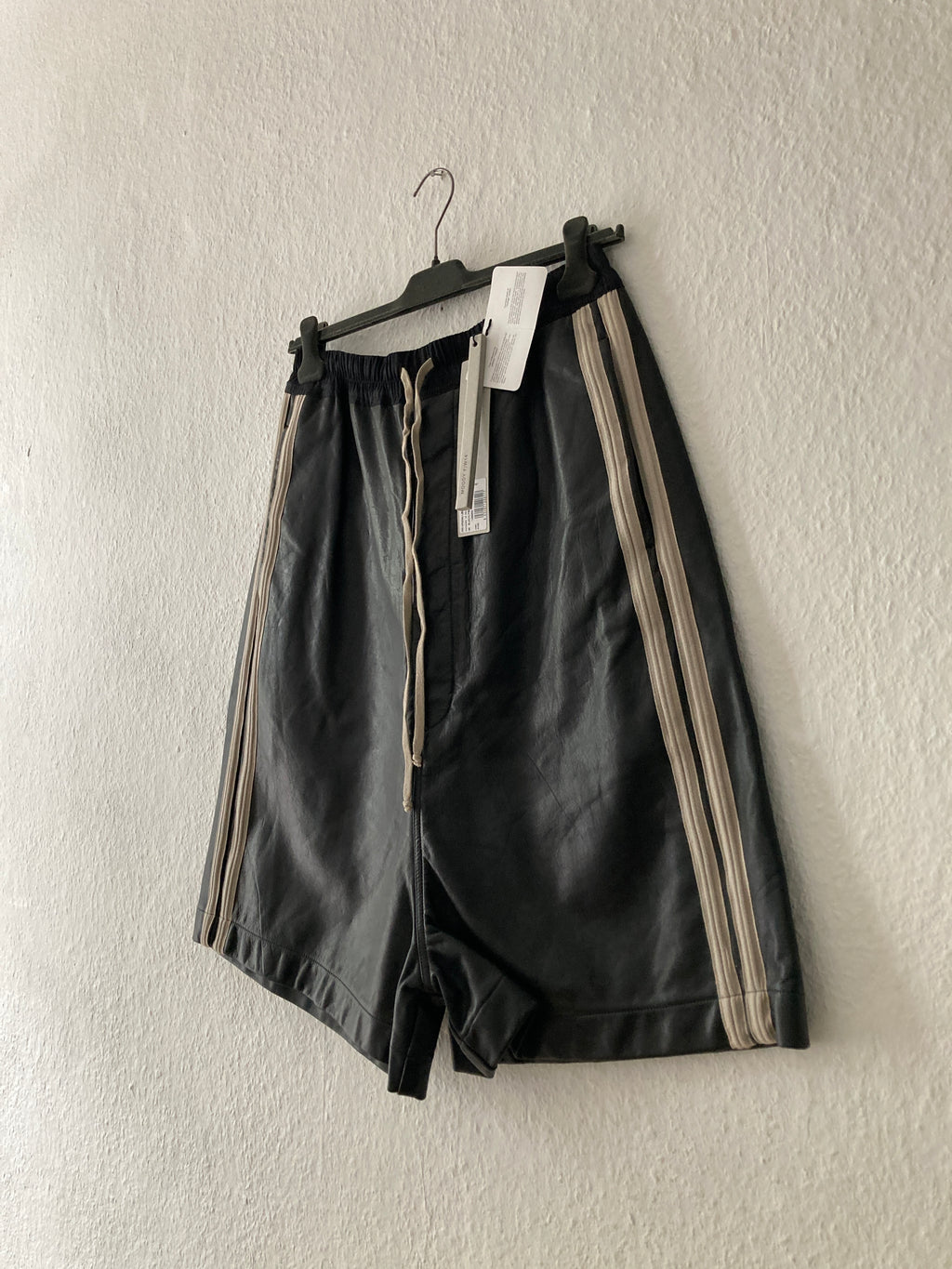 F/W 14 "MOODY" Calf Leather "Big" Shorts Rick Owens IT48/M