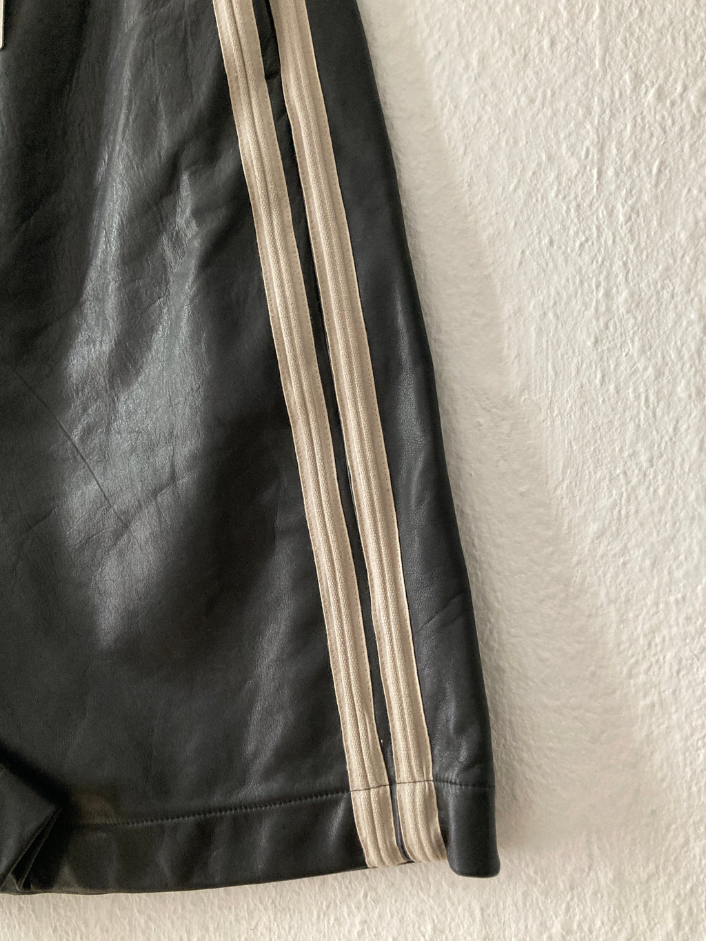 F/W 14 "MOODY" Calf Leather "Big" Shorts Rick Owens IT48/M