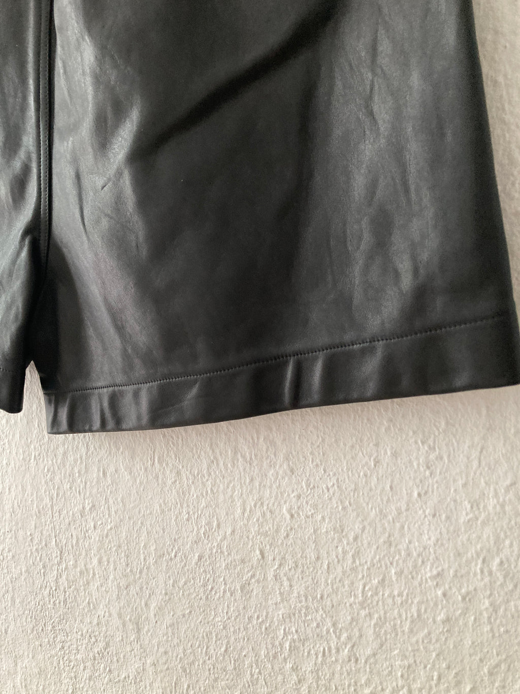 F/W 14 "MOODY" Calf Leather "Big" Shorts Rick Owens IT48/M