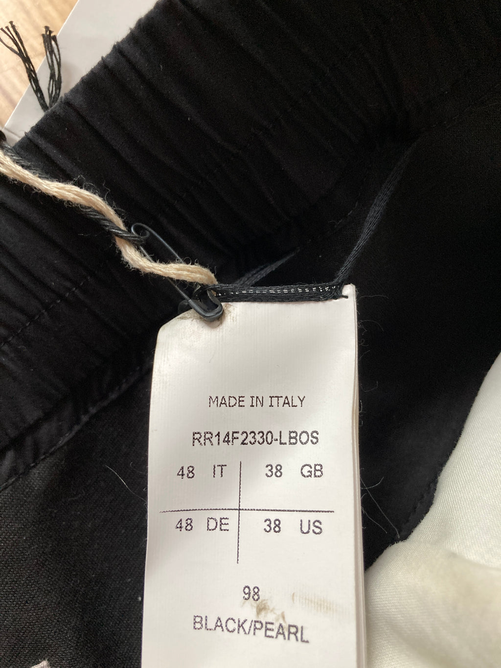 F/W 14 "MOODY" Calf Leather "Big" Shorts Rick Owens IT48/M
