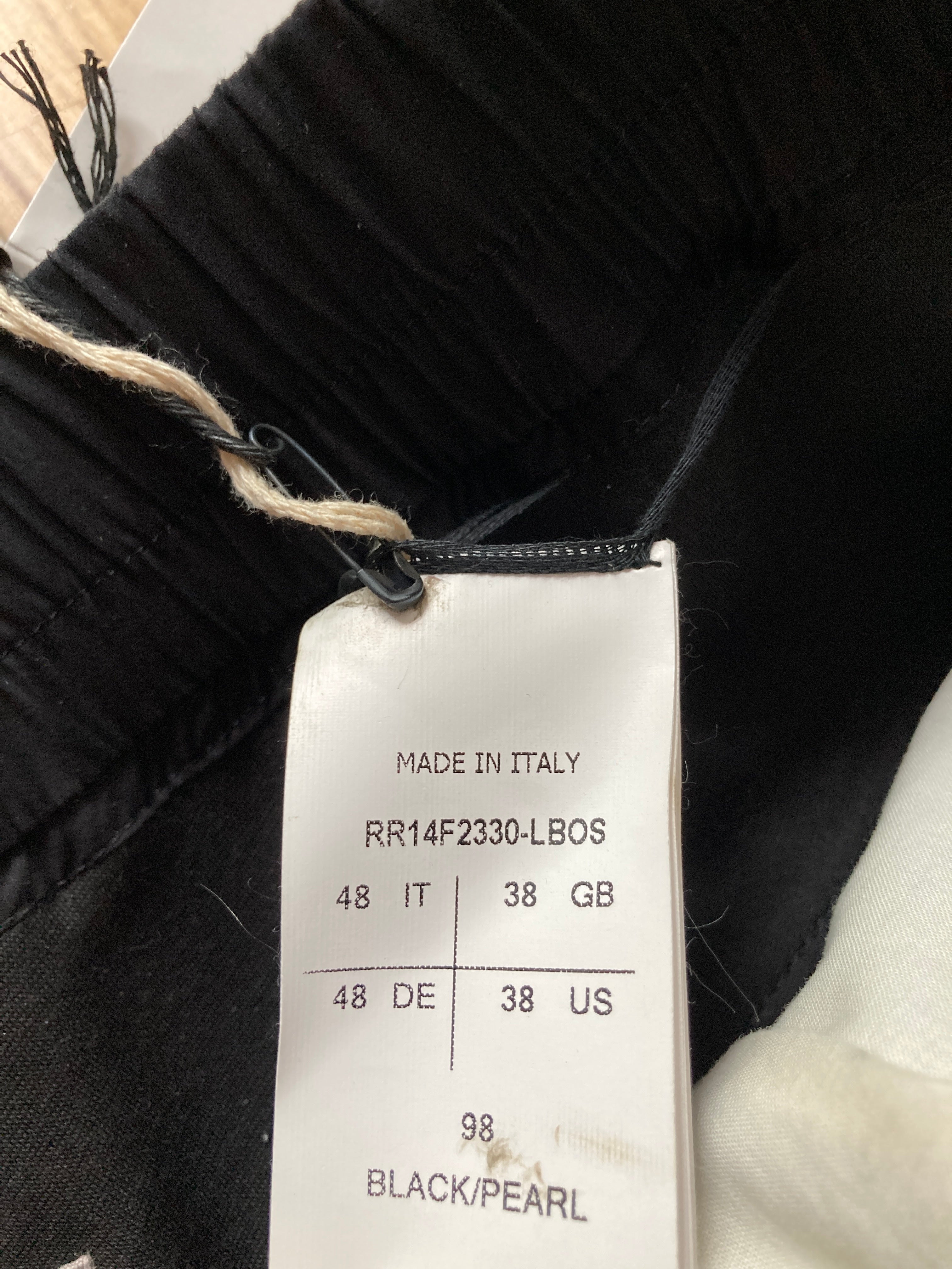 F/W 14 "MOODY" Calf Leather "Big" Shorts Rick Owens IT48/M