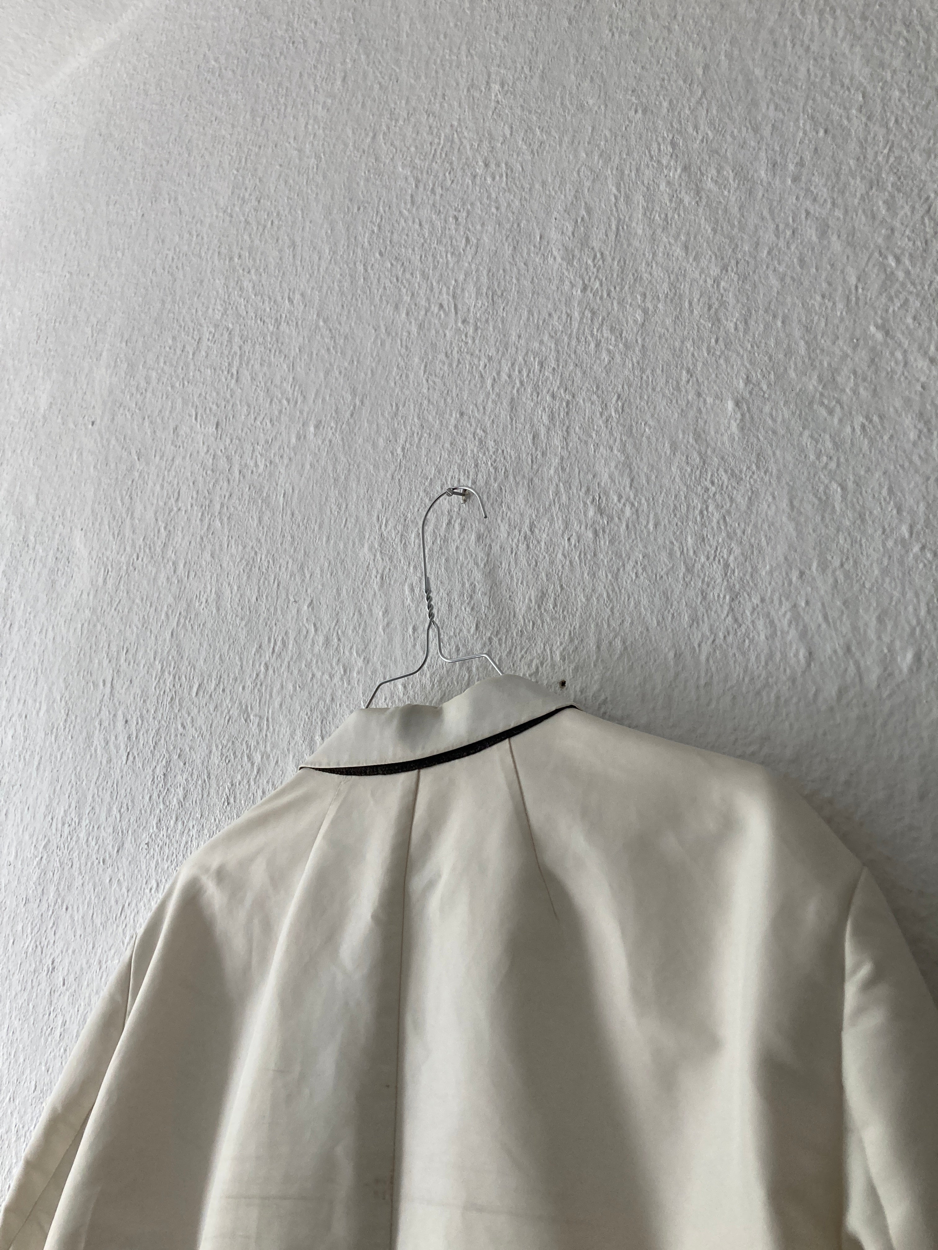 Runway S/S 18 "DIRT" White Cargo Pocket Blazer