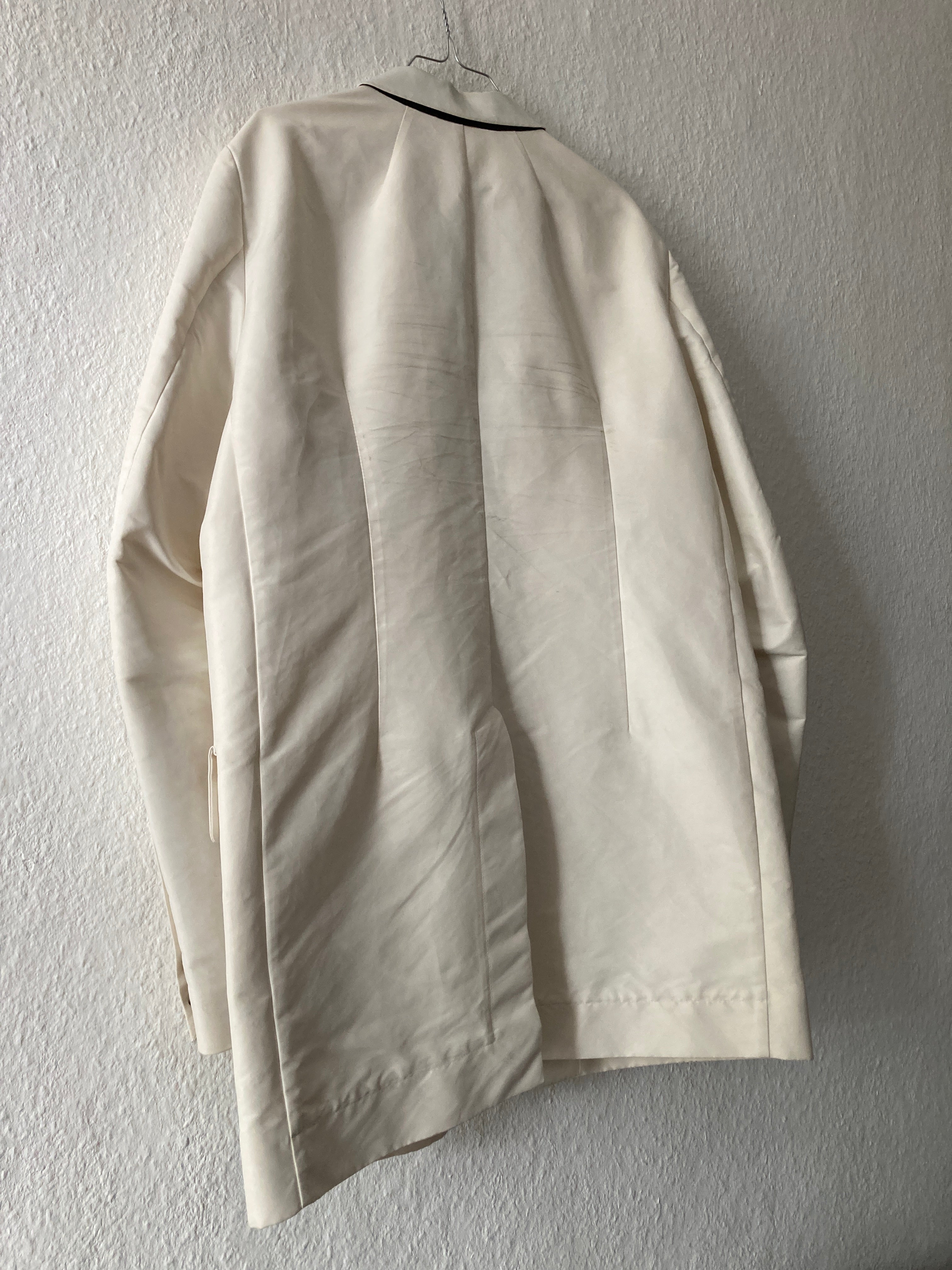 Runway S/S 18 "DIRT" White Cargo Pocket Blazer